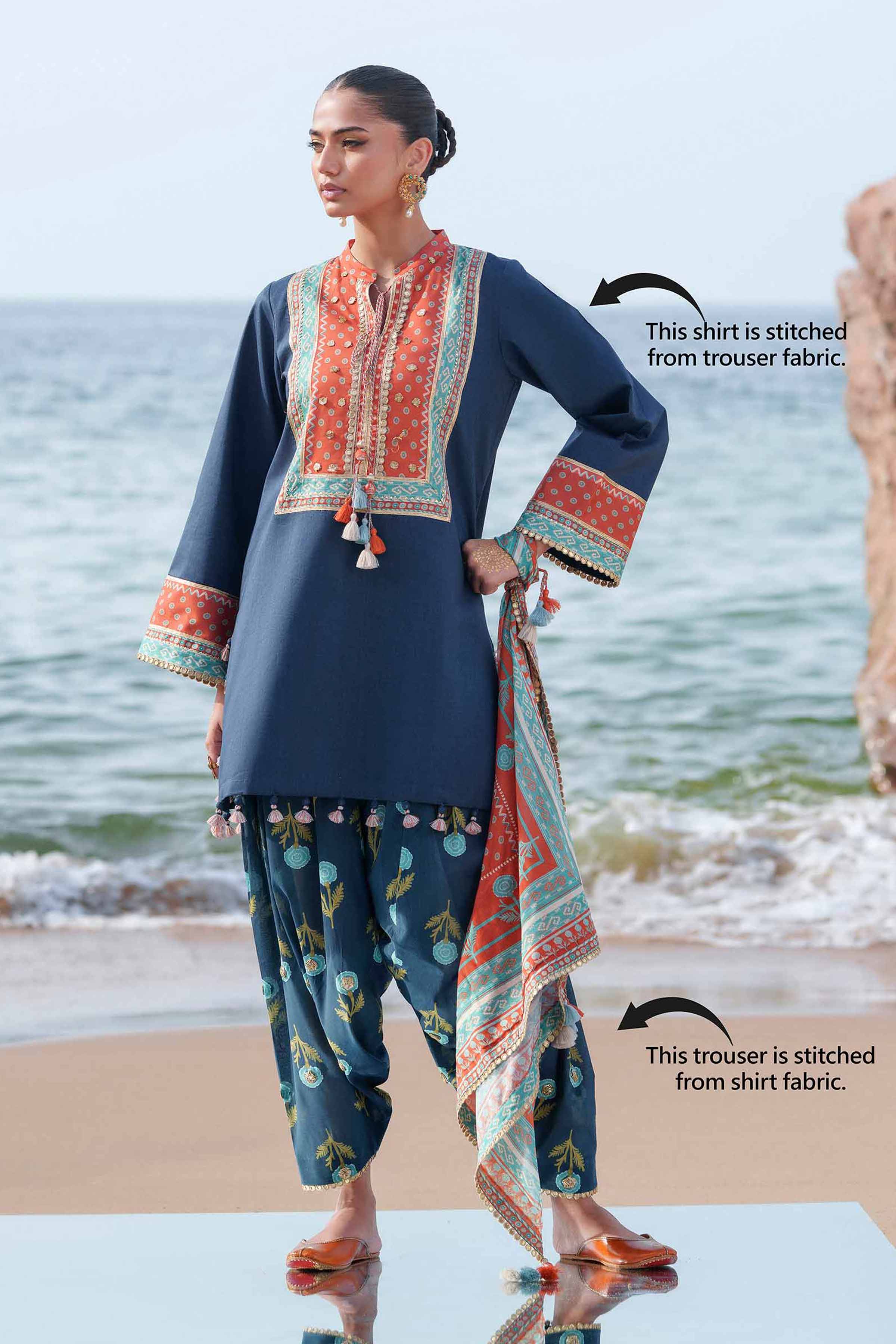 3 Piece - Printed Loose Fabric - 42602381