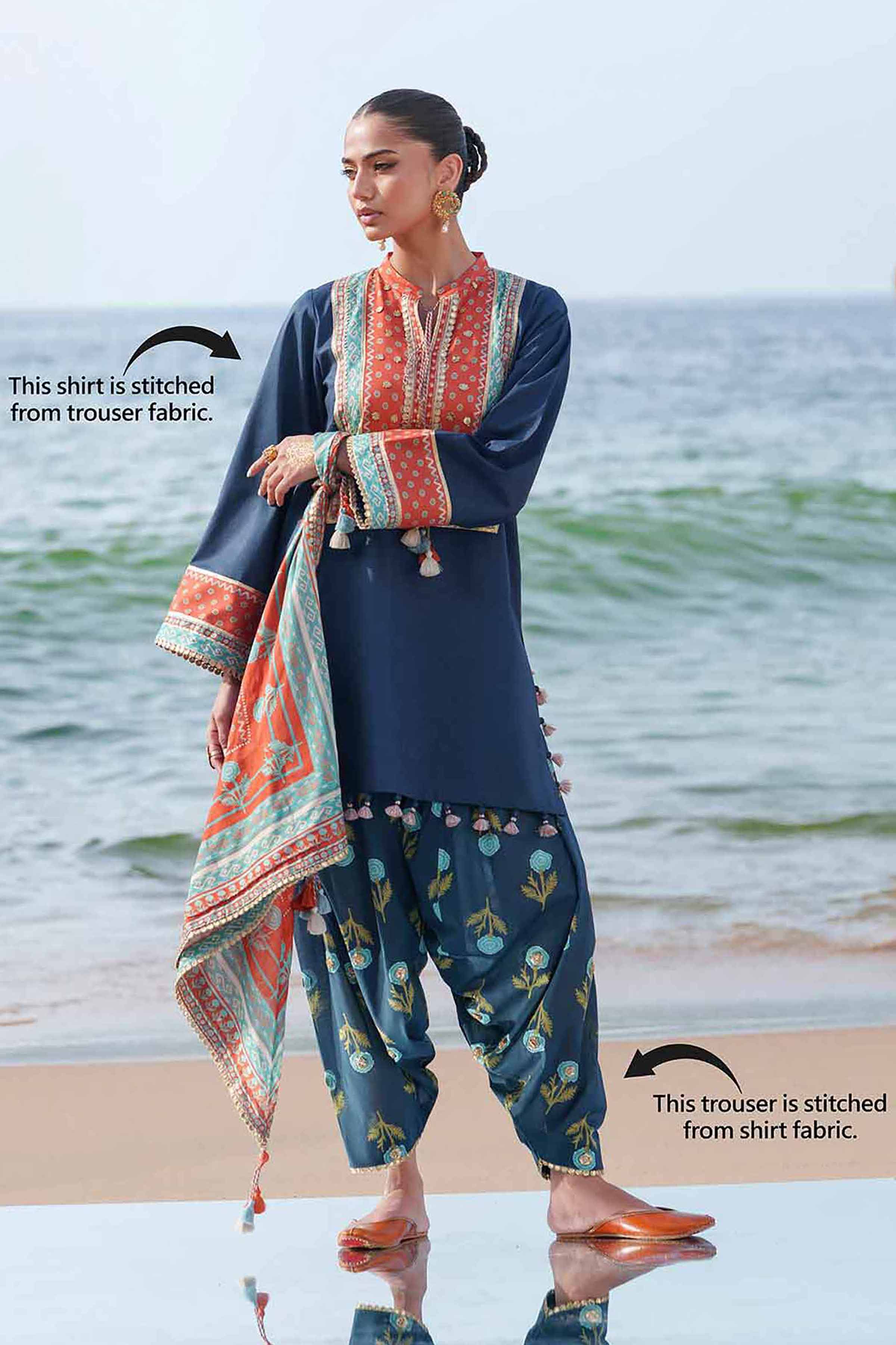 3 Piece - Printed Loose Fabric - 42602381