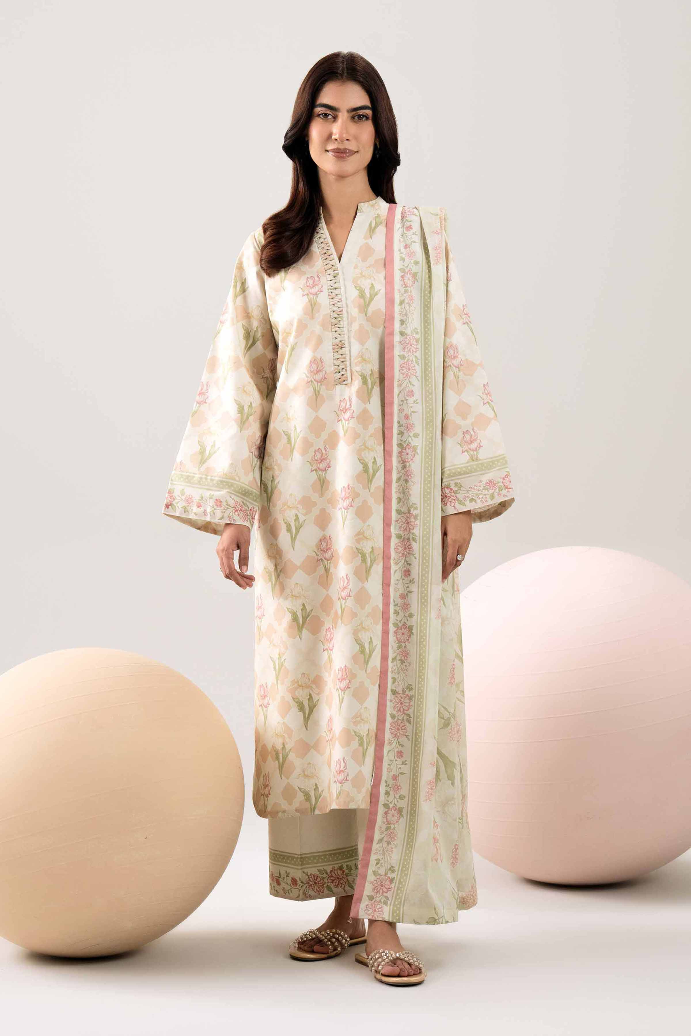 3 Piece - Printed Loose Fabric - 42602385