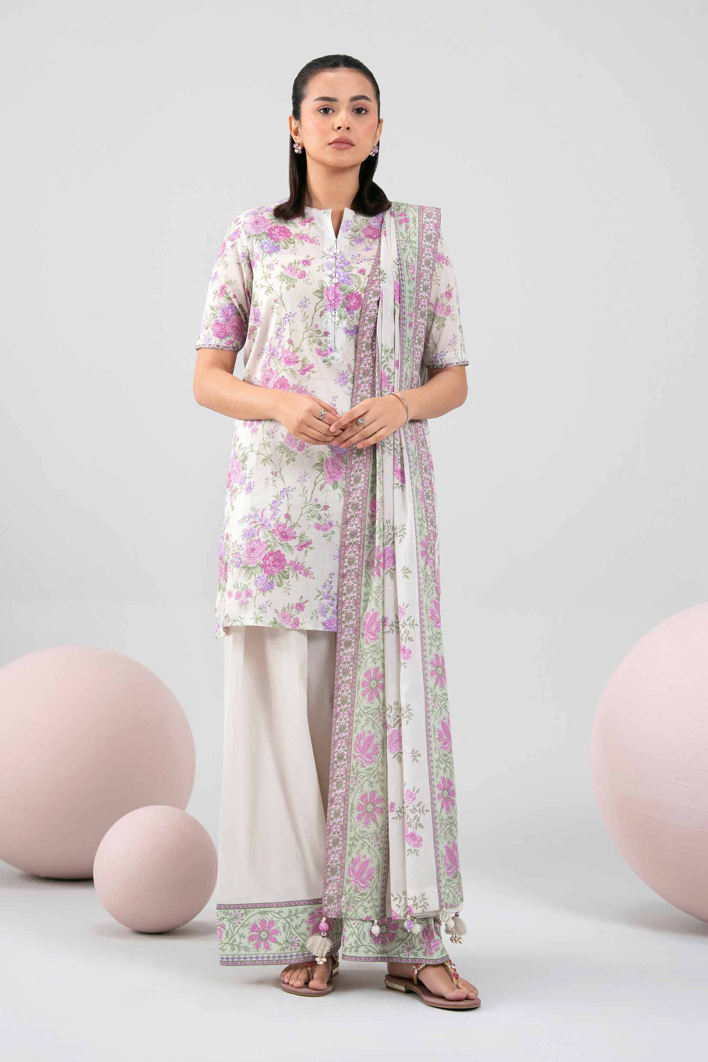 3 Piece - Printed Loose Fabric - 42602392