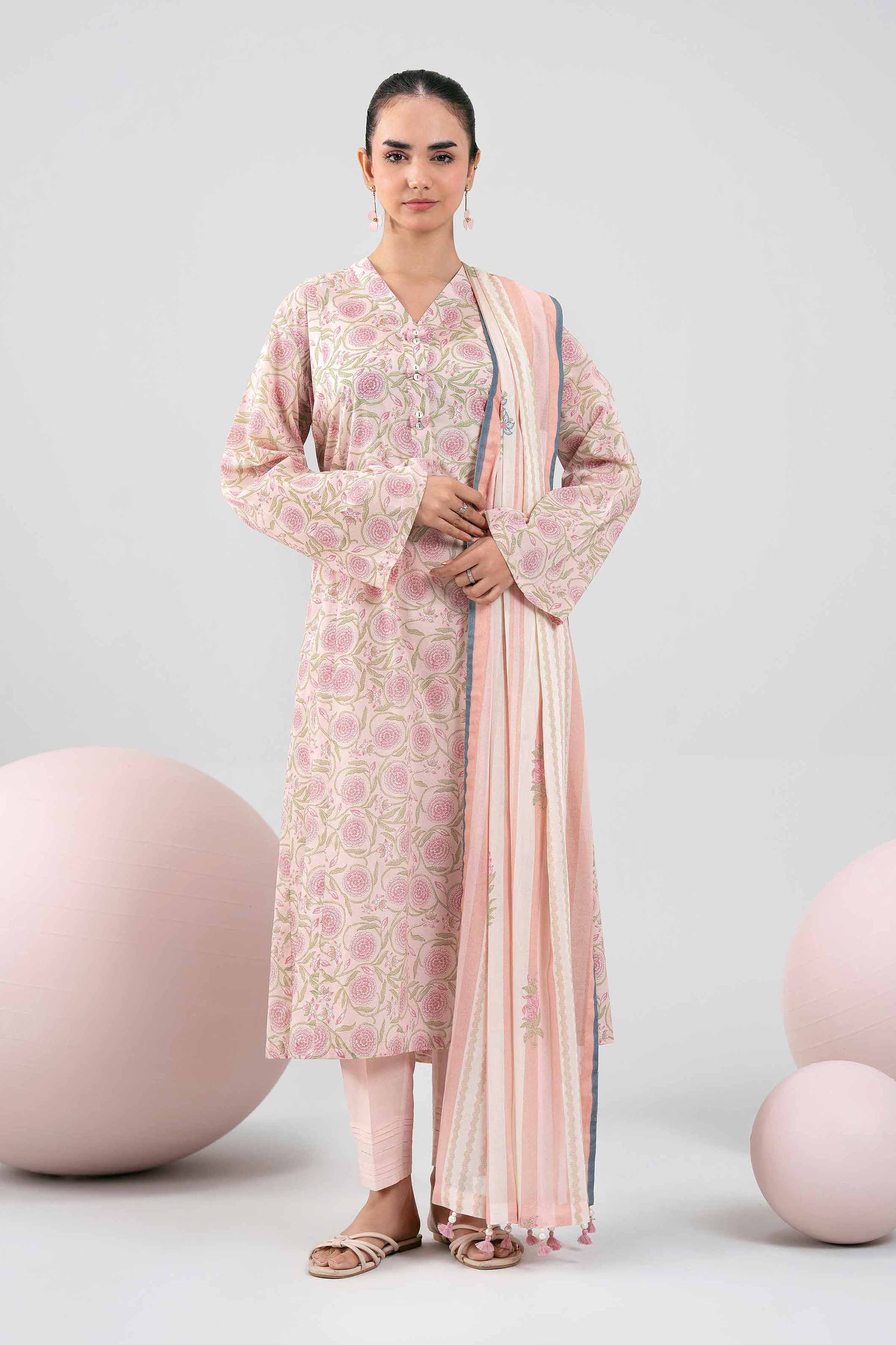 3 Piece - Printed Loose Fabric - 42602393