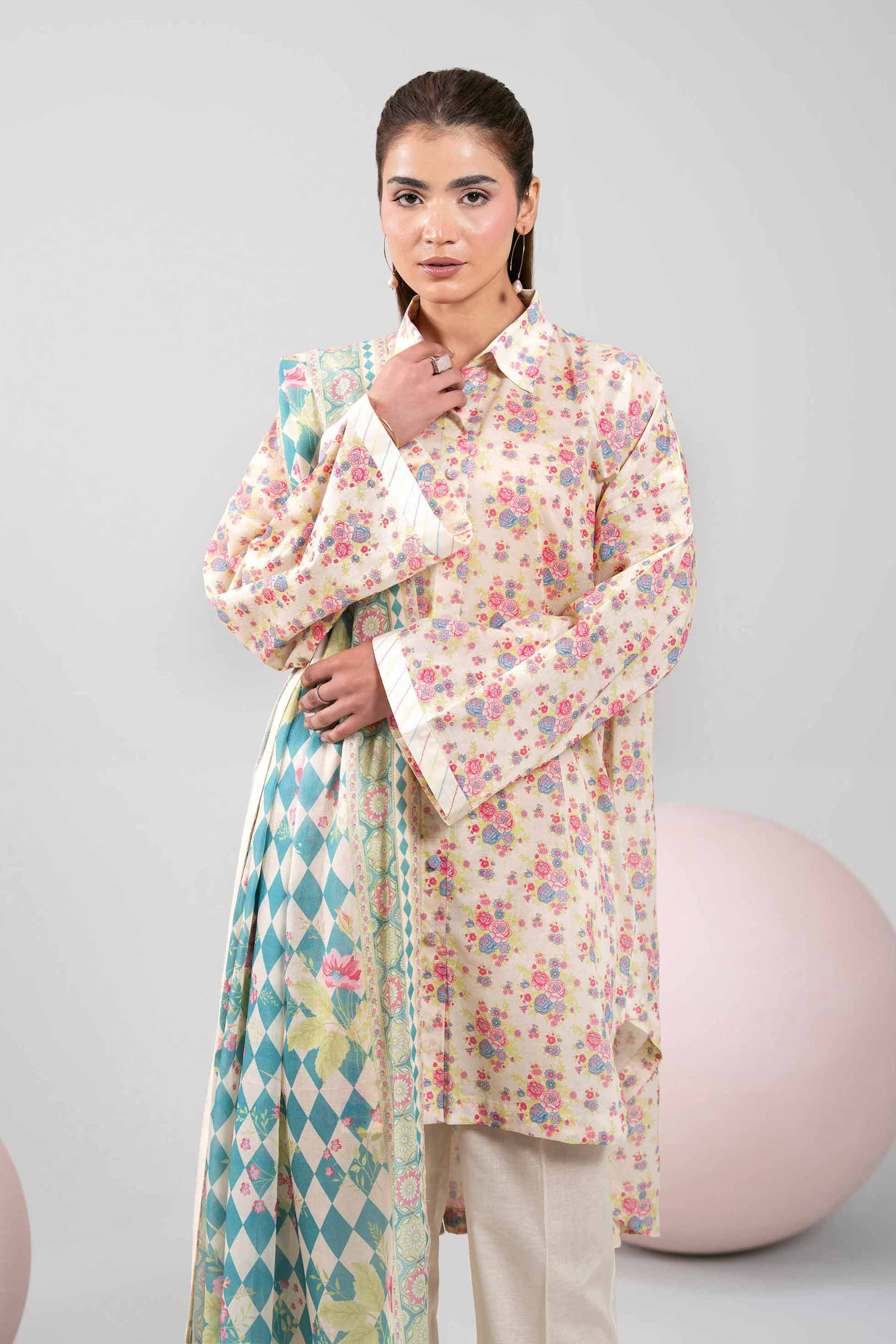 3 Piece - Printed Loose Fabric - 42602396