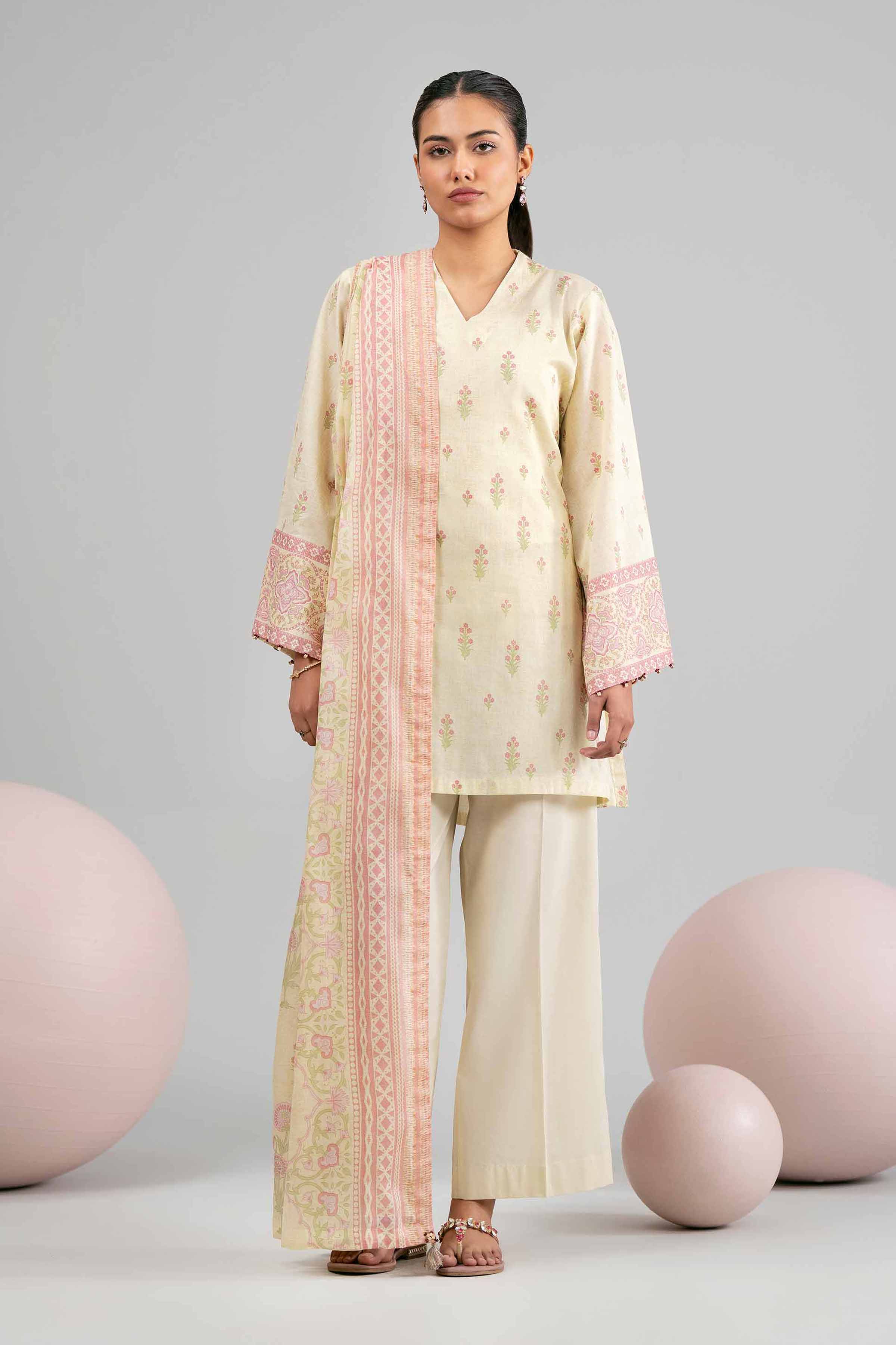 3 Piece - Printed Loose Fabric - 42602397