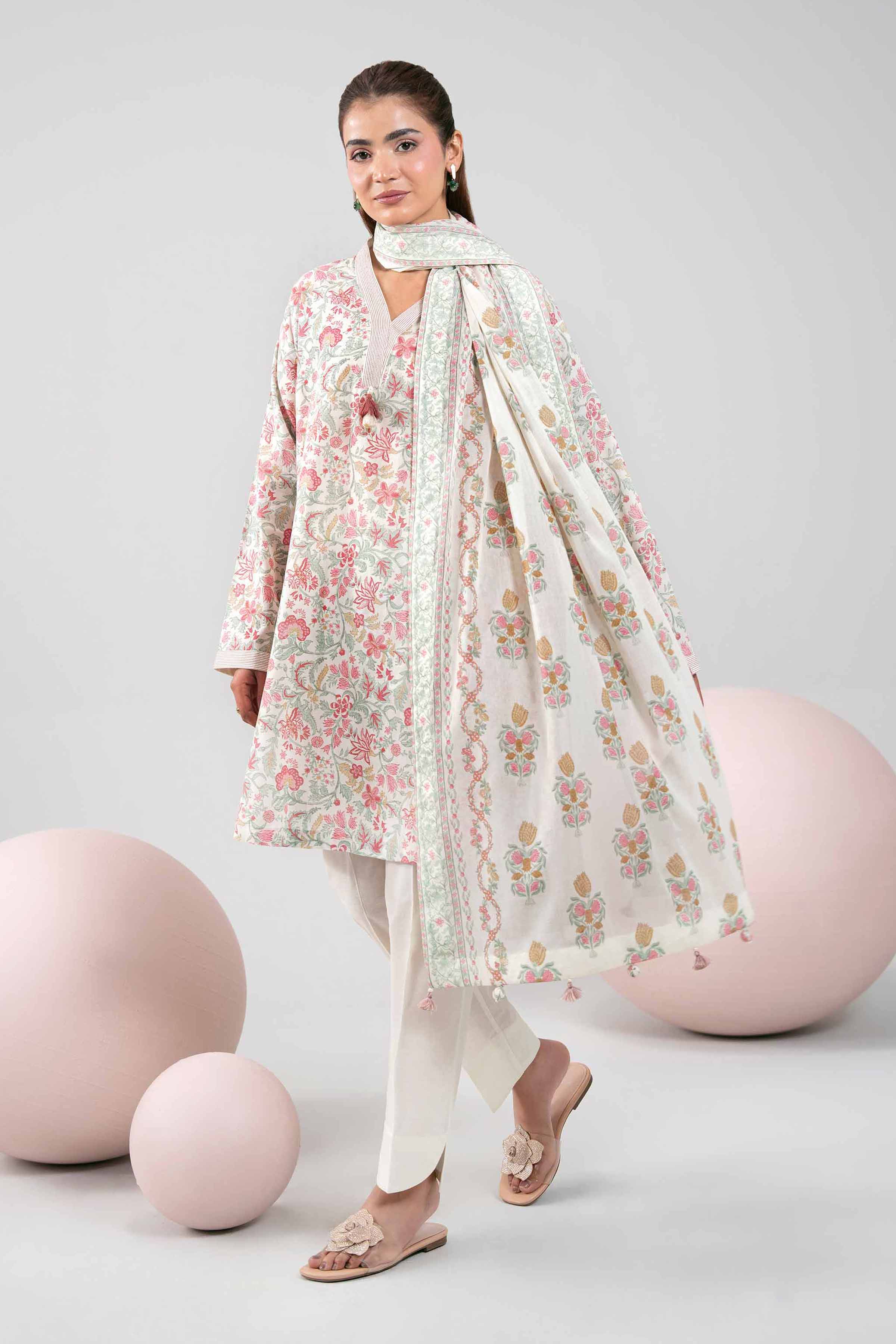 3 Piece - Printed Loose Fabric - 42602399