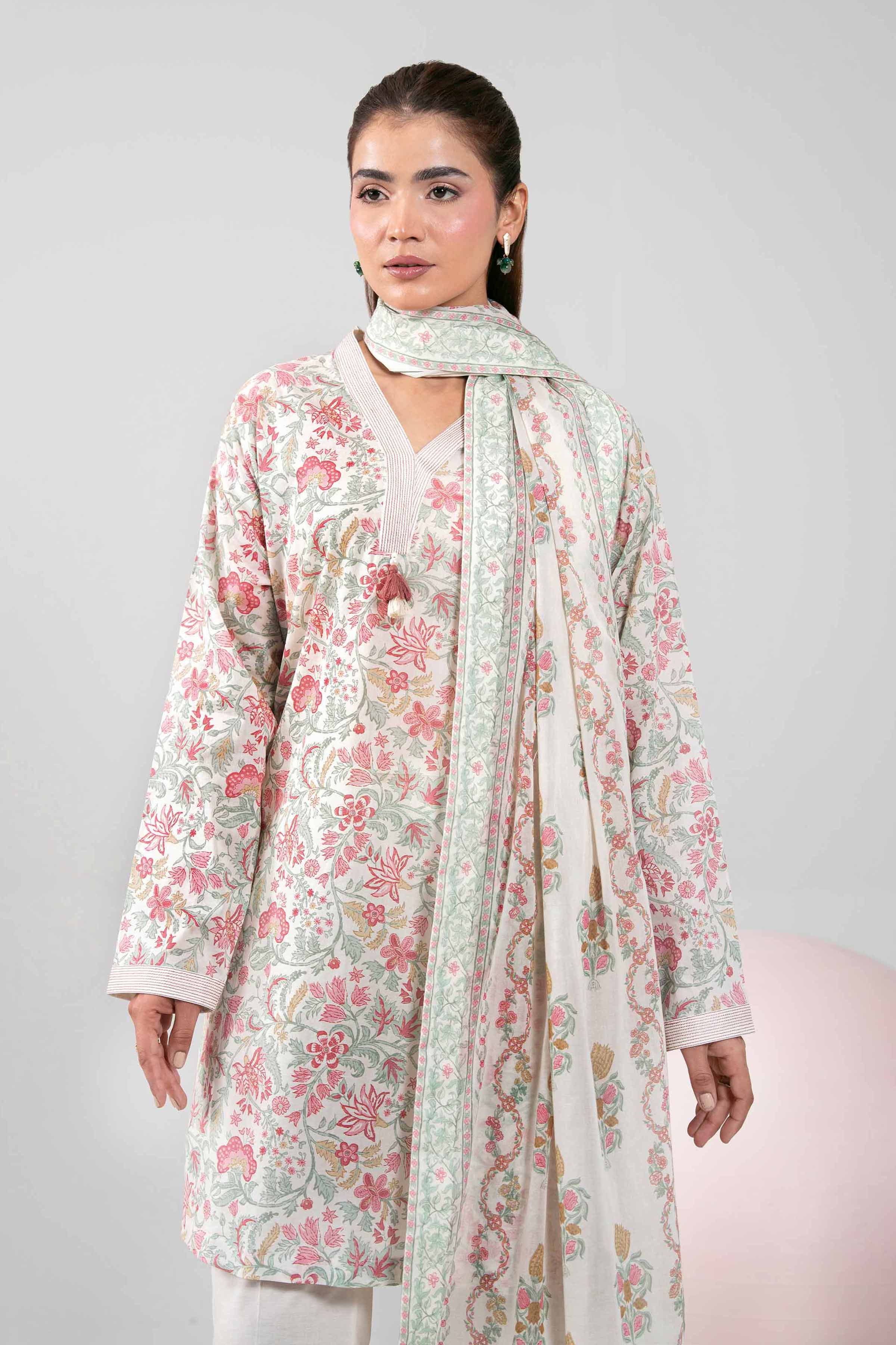 3 Piece - Printed Loose Fabric - 42602399