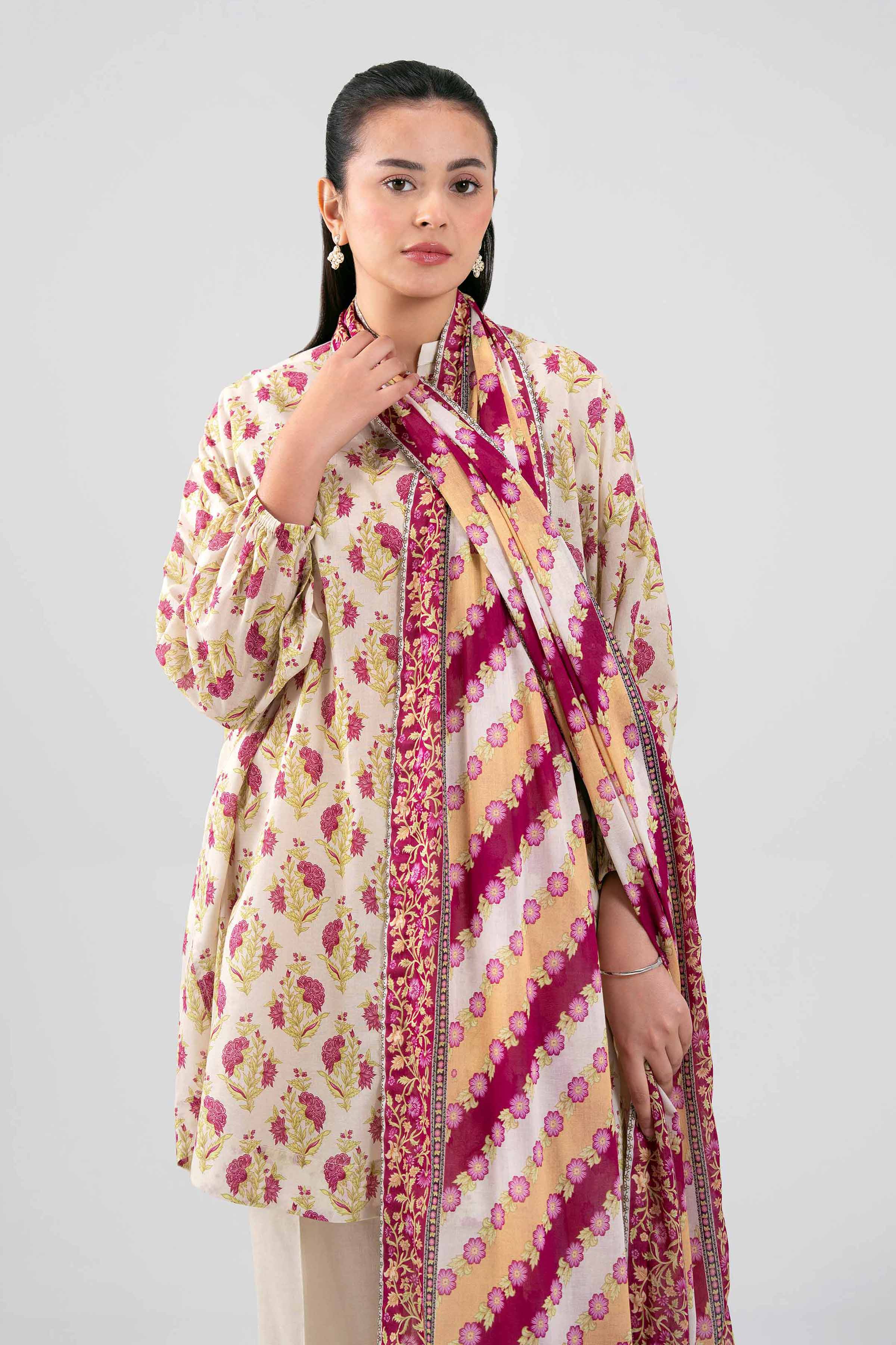 3 Piece - Printed Loose Fabric - 42602401