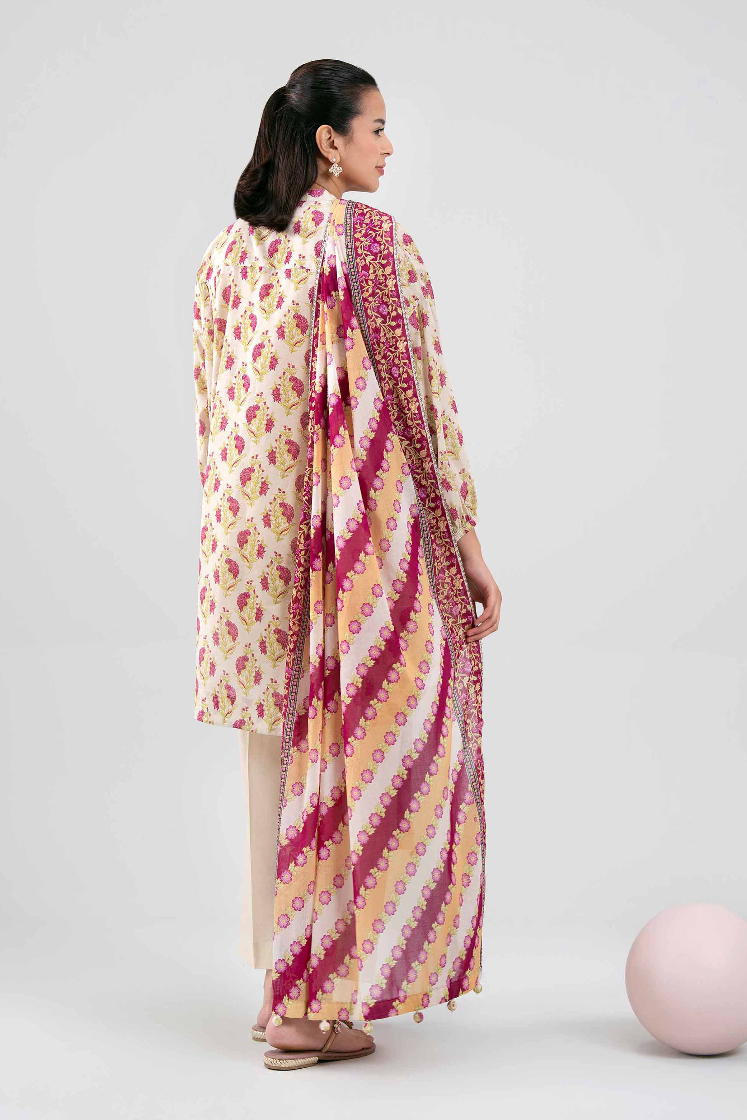 3 Piece - Printed Loose Fabric - 42602401