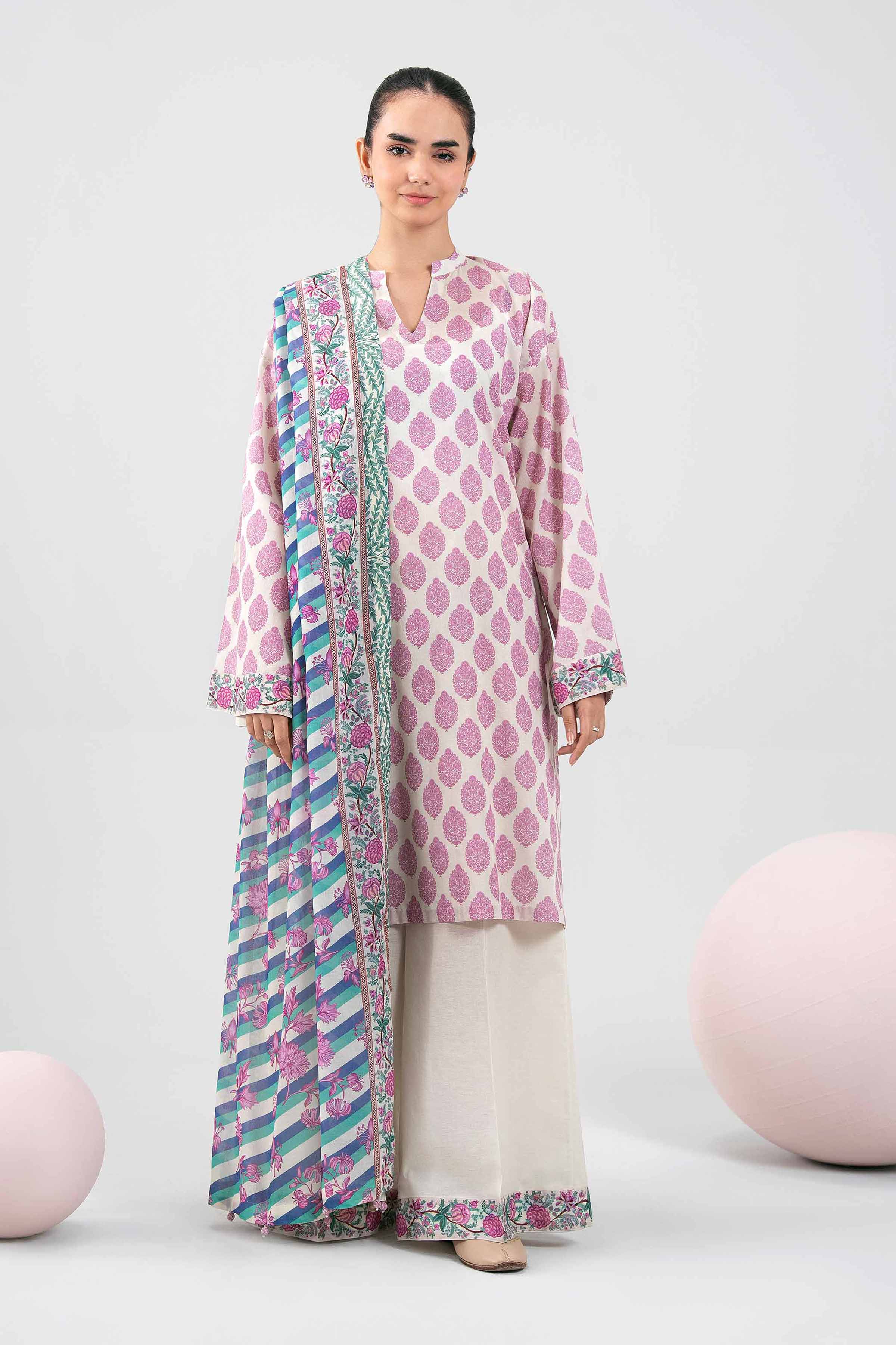 3 Piece - Printed Loose Fabric - 42602402