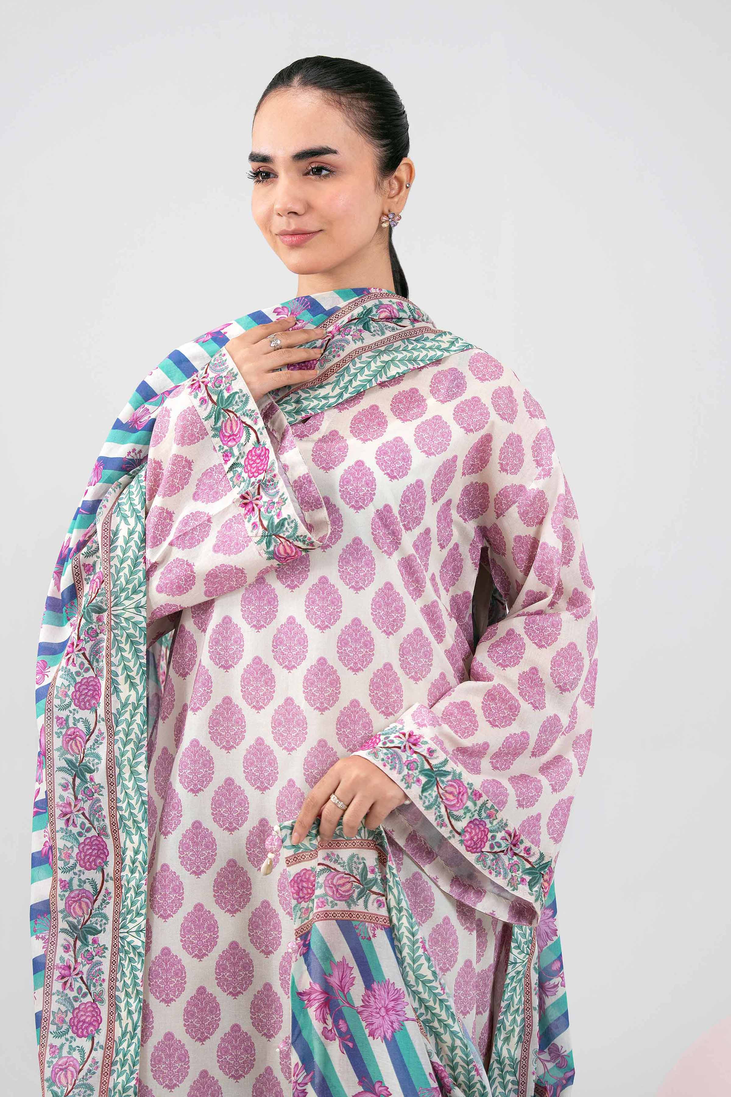 3 Piece - Printed Loose Fabric - 42602402