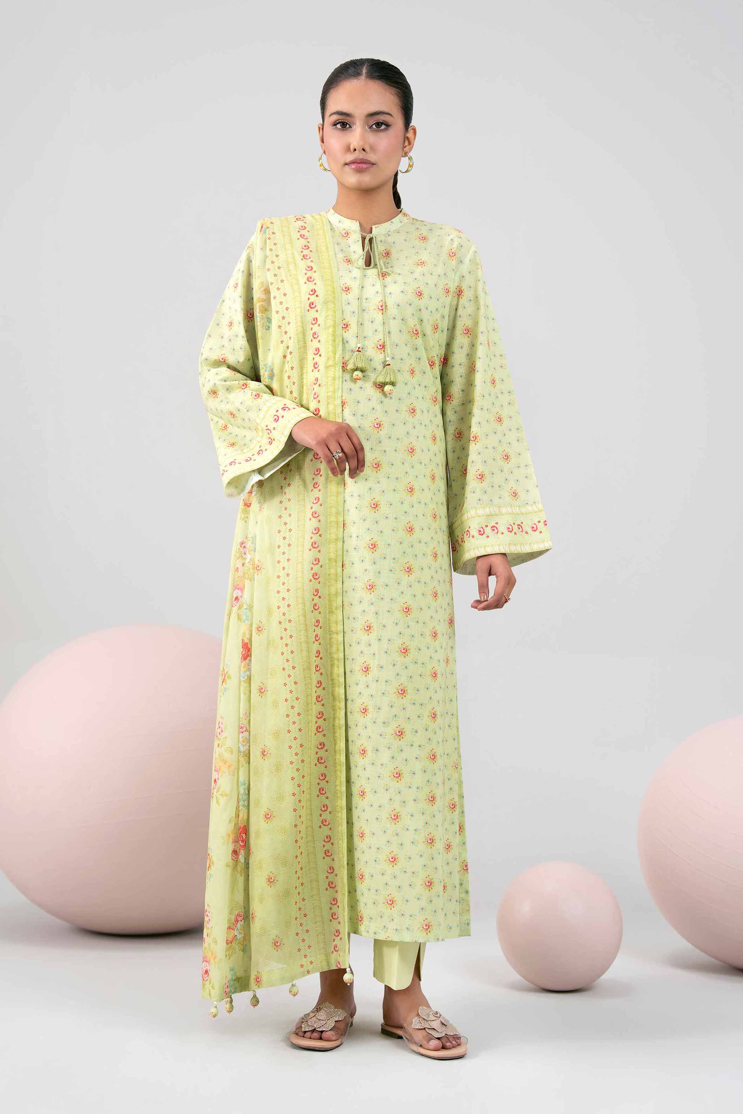 3 Piece - Printed Suit - 42602405 for Women - Unstitched Collection | Nishat | Shop Online