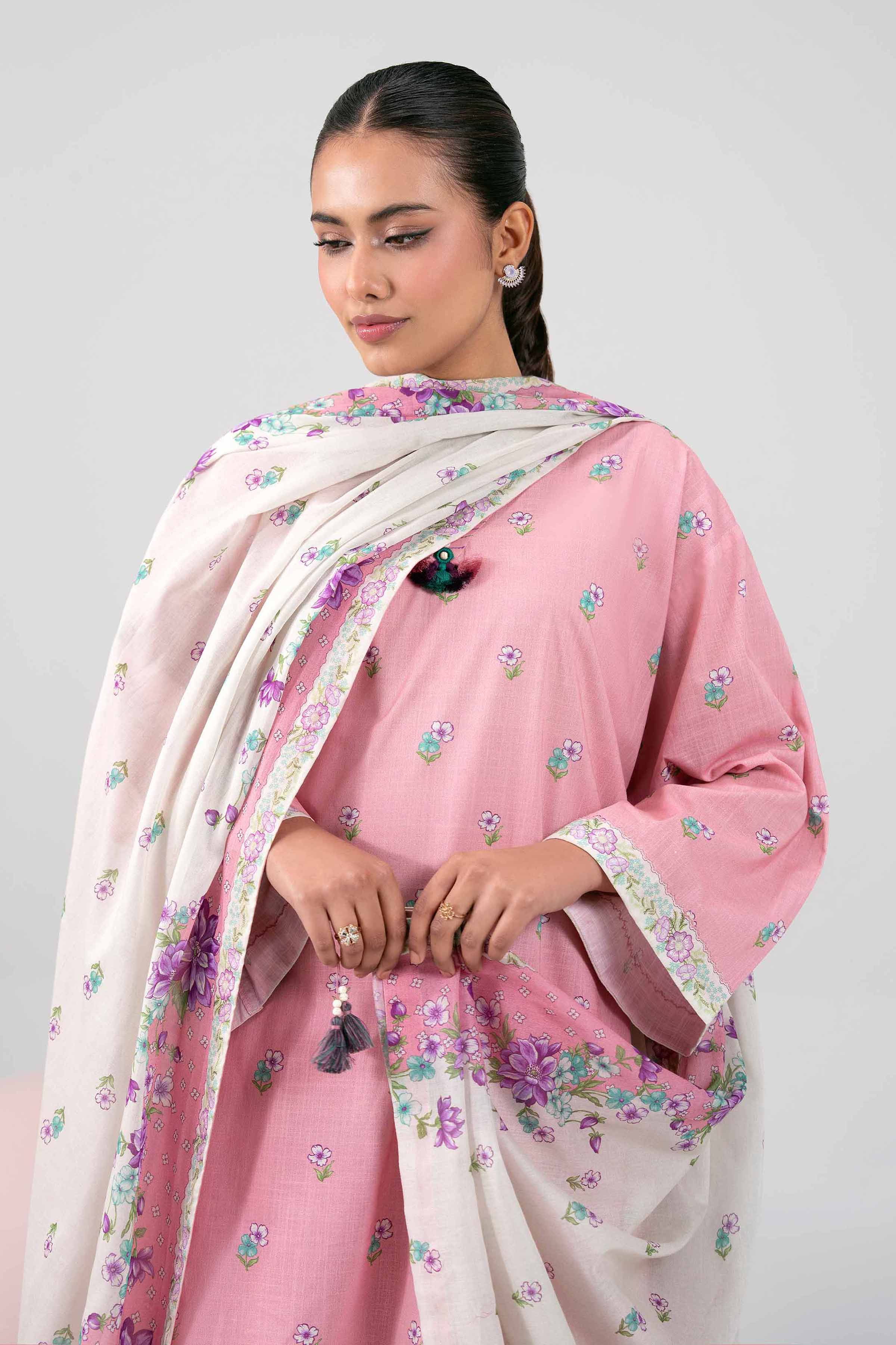 3 Piece - Printed Suit - 42602407 for Women - Unstitched Collection | Nishat | Shop Online