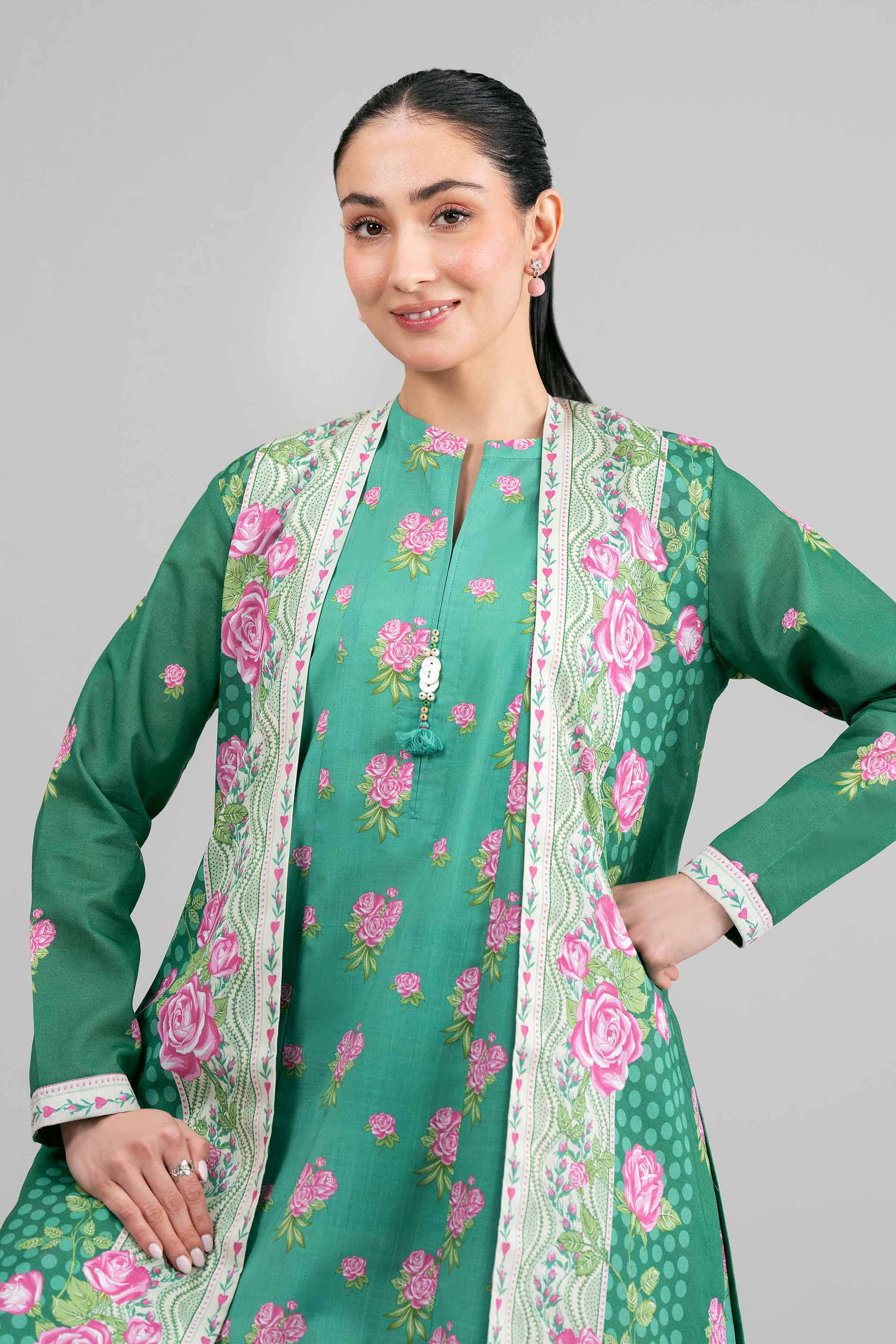3 Piece - Printed Suit - 42602409 for Women - Unstitched Collection | Nishat | Shop Online