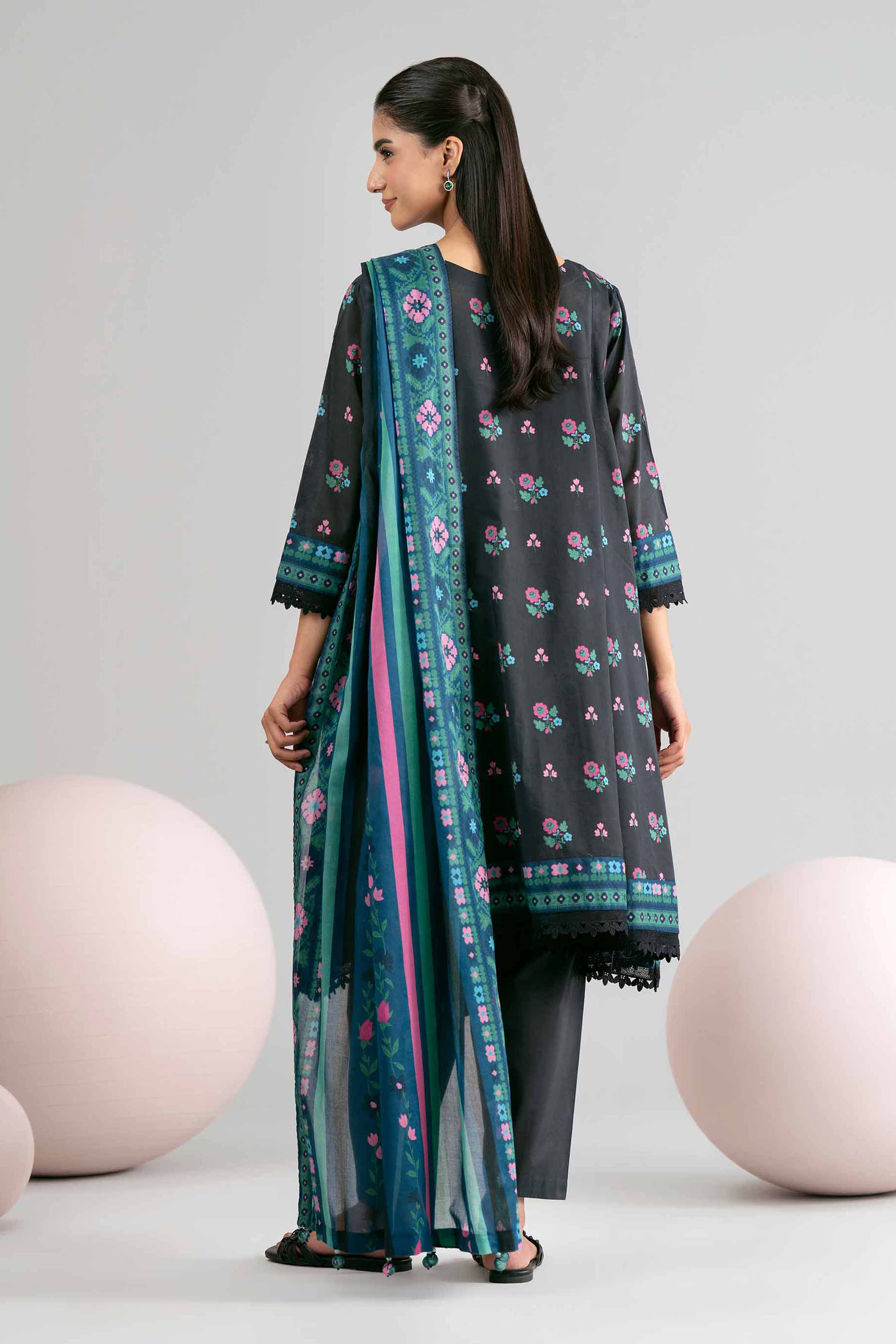 3 Piece - Printed Loose Fabric - 42602416 for Women - Freedom To Buy Collection | Nishat | Shop Online
