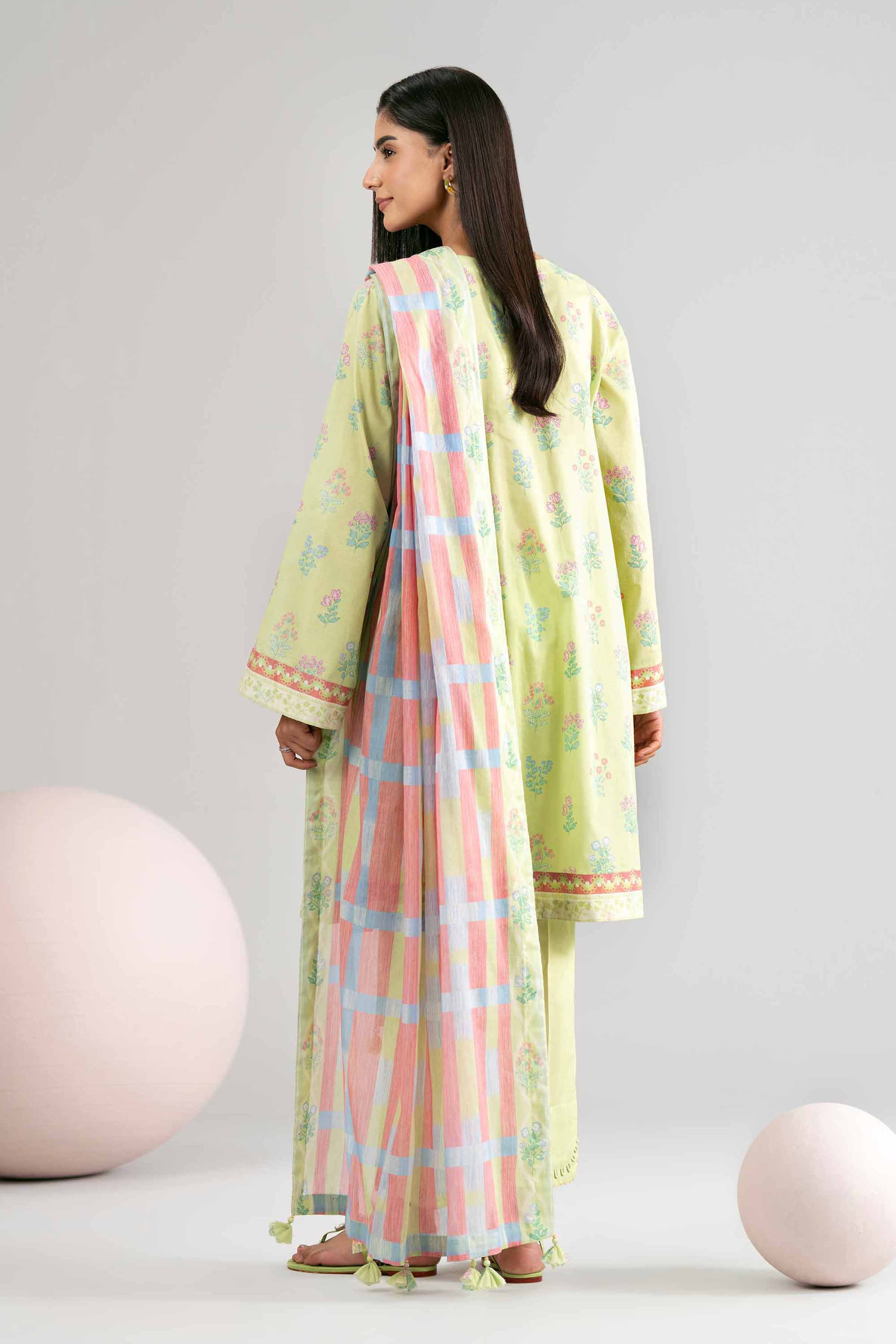 3 Piece - Printed Loose Fabric - 42602424 for Women - Freedom To Buy Collection | Nishat | Shop Online