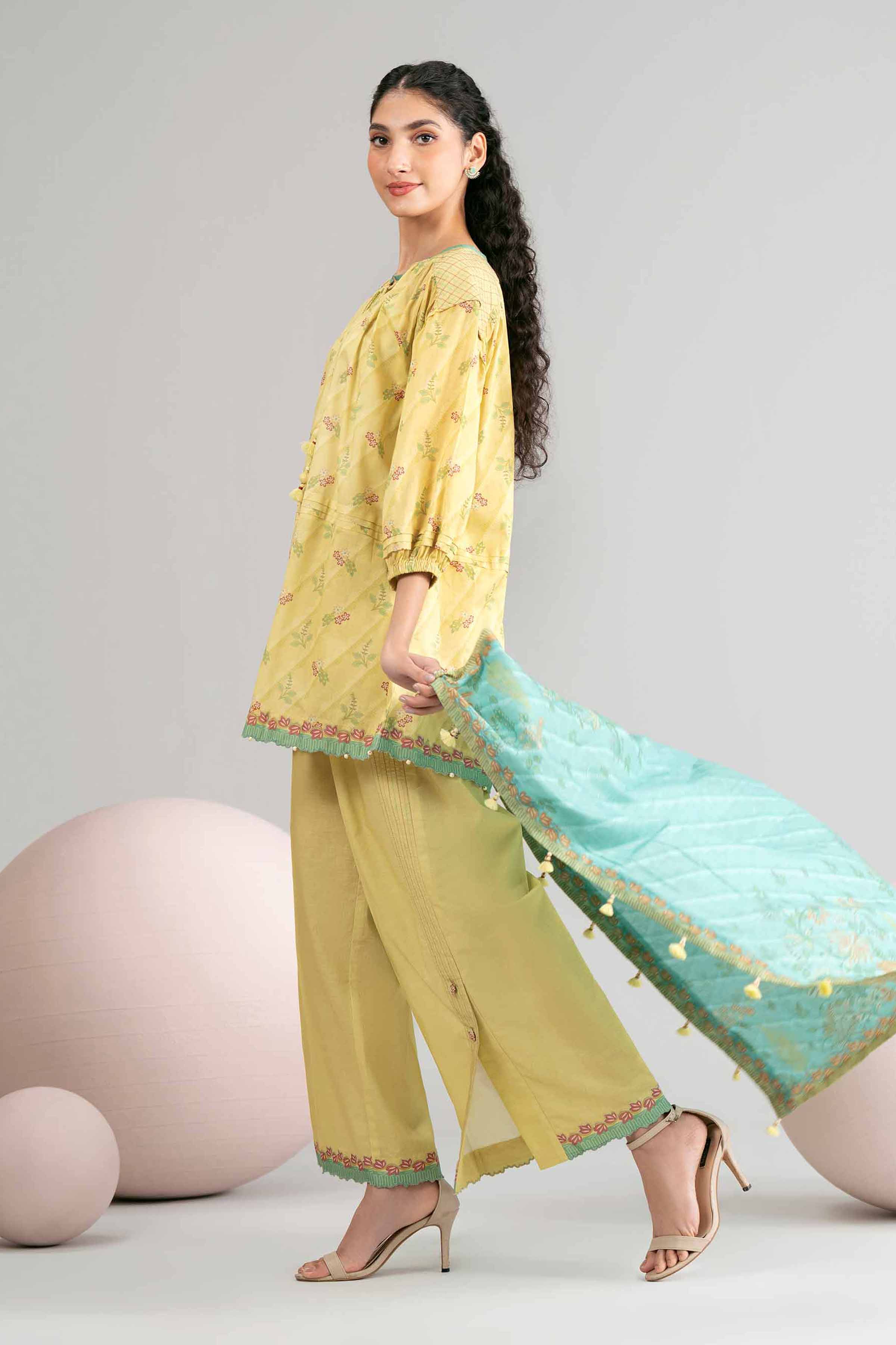 3 Piece - Printed Loose Fabric - 42602428 for Women - Freedom To Buy Collection | Nishat | Shop Online