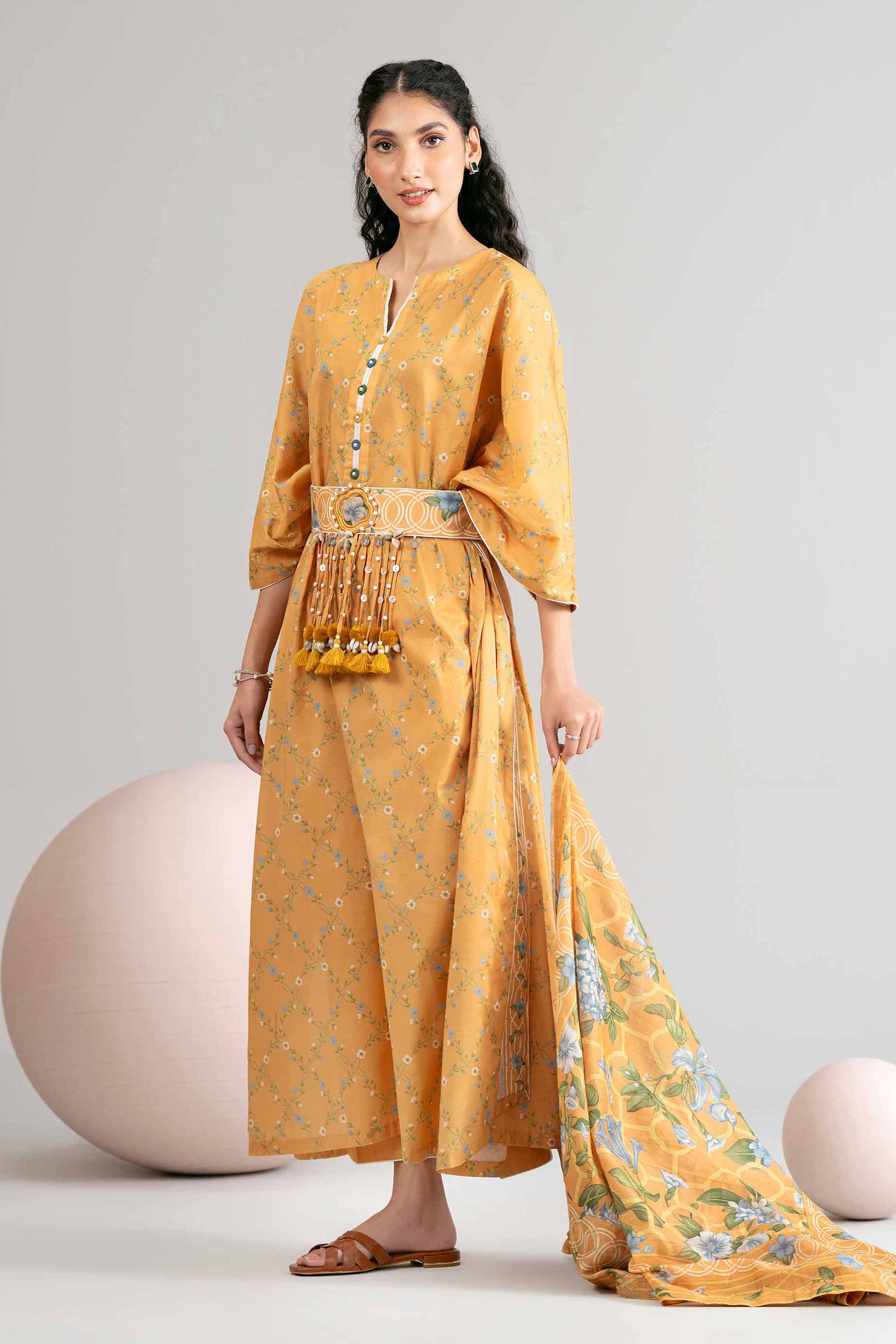 3 Piece - Printed Loose Fabric - 42602436 for Women - Freedom To Buy Collection | Nishat | Shop Online