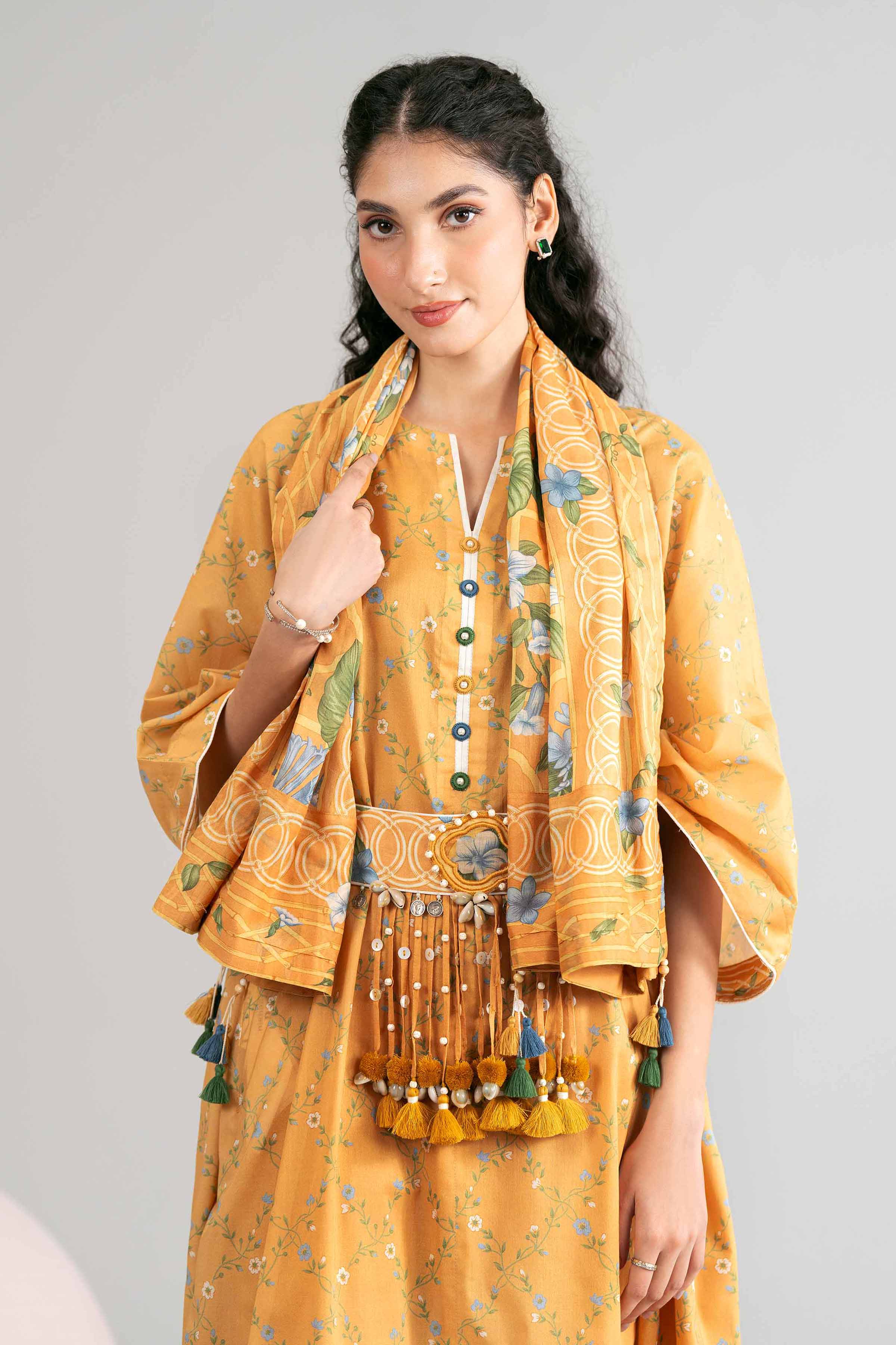 3 Piece - Printed Loose Fabric - 42602436 for Women - Freedom To Buy Collection | Nishat | Shop Online