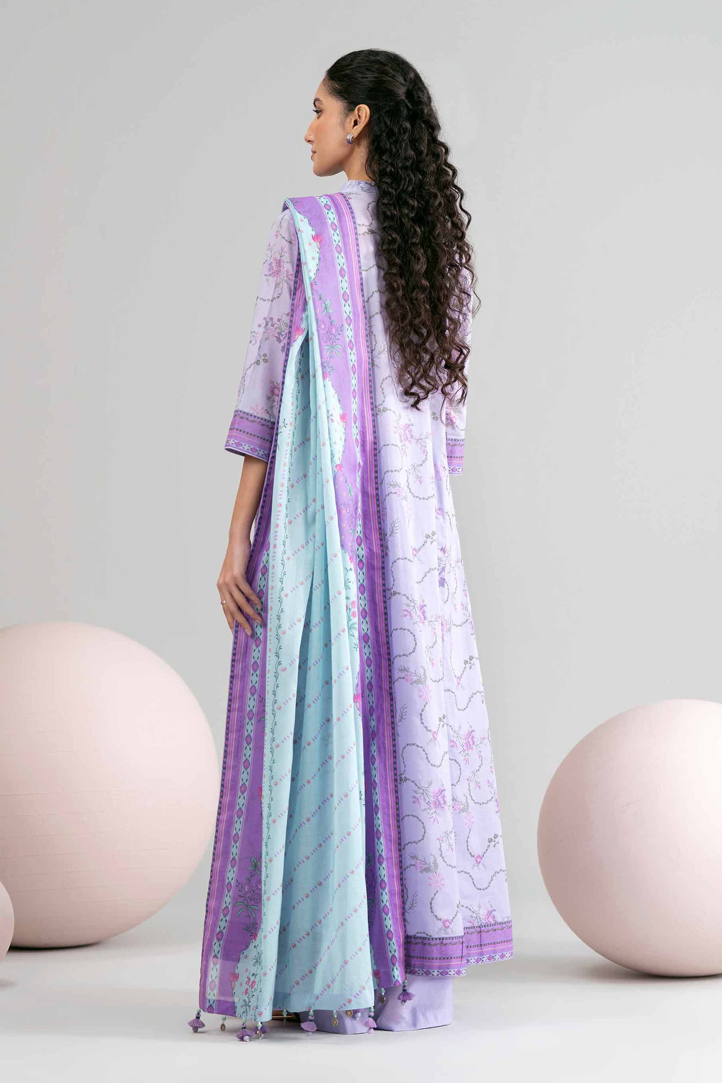3 Piece - Printed Loose Fabric - 42602438 for Women - Freedom To Buy Collection | Nishat | Shop Online