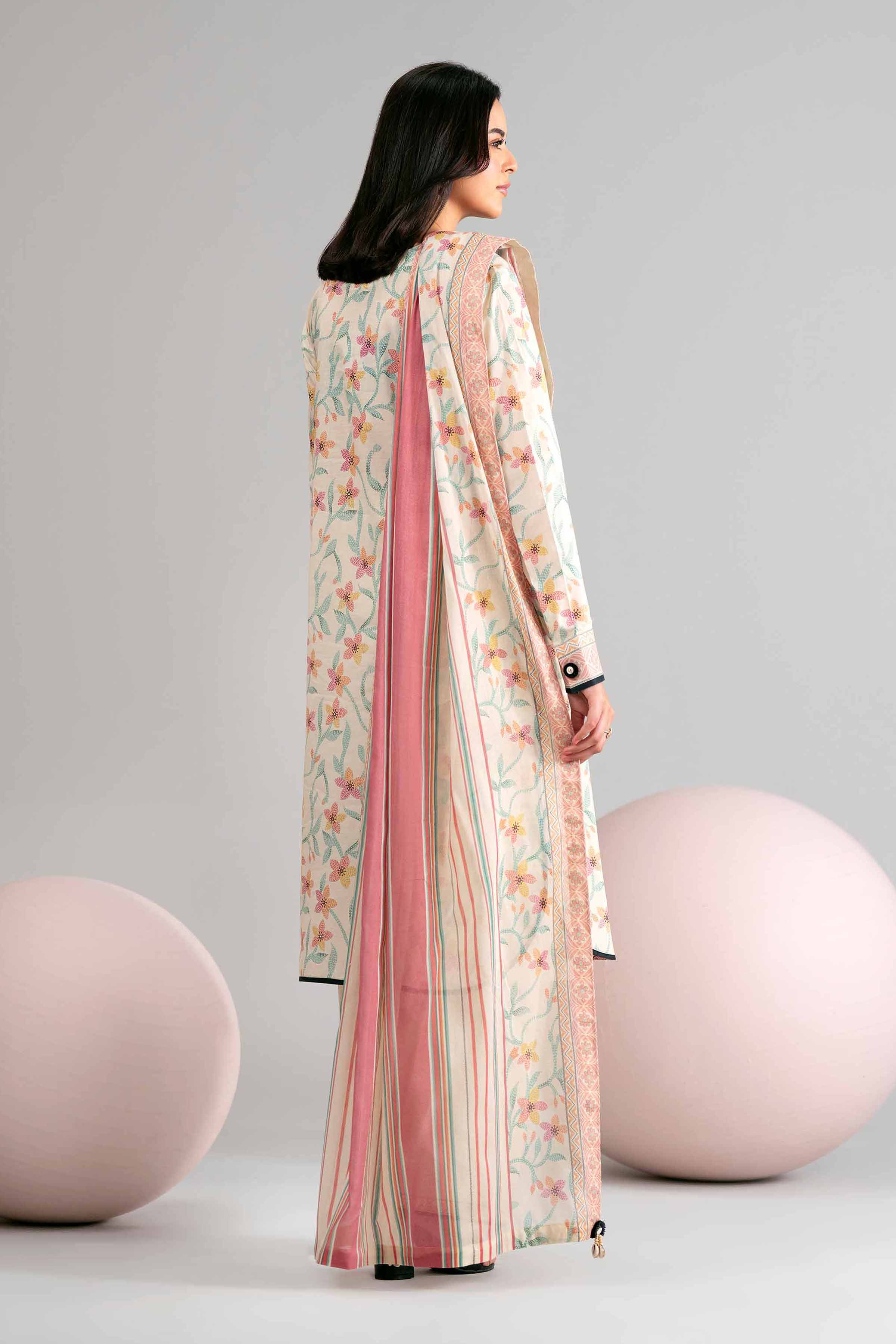 3 Piece - Printed Loose Fabric - 42602449 for Women - Freedom To Buy Collection | Nishat | Shop Online