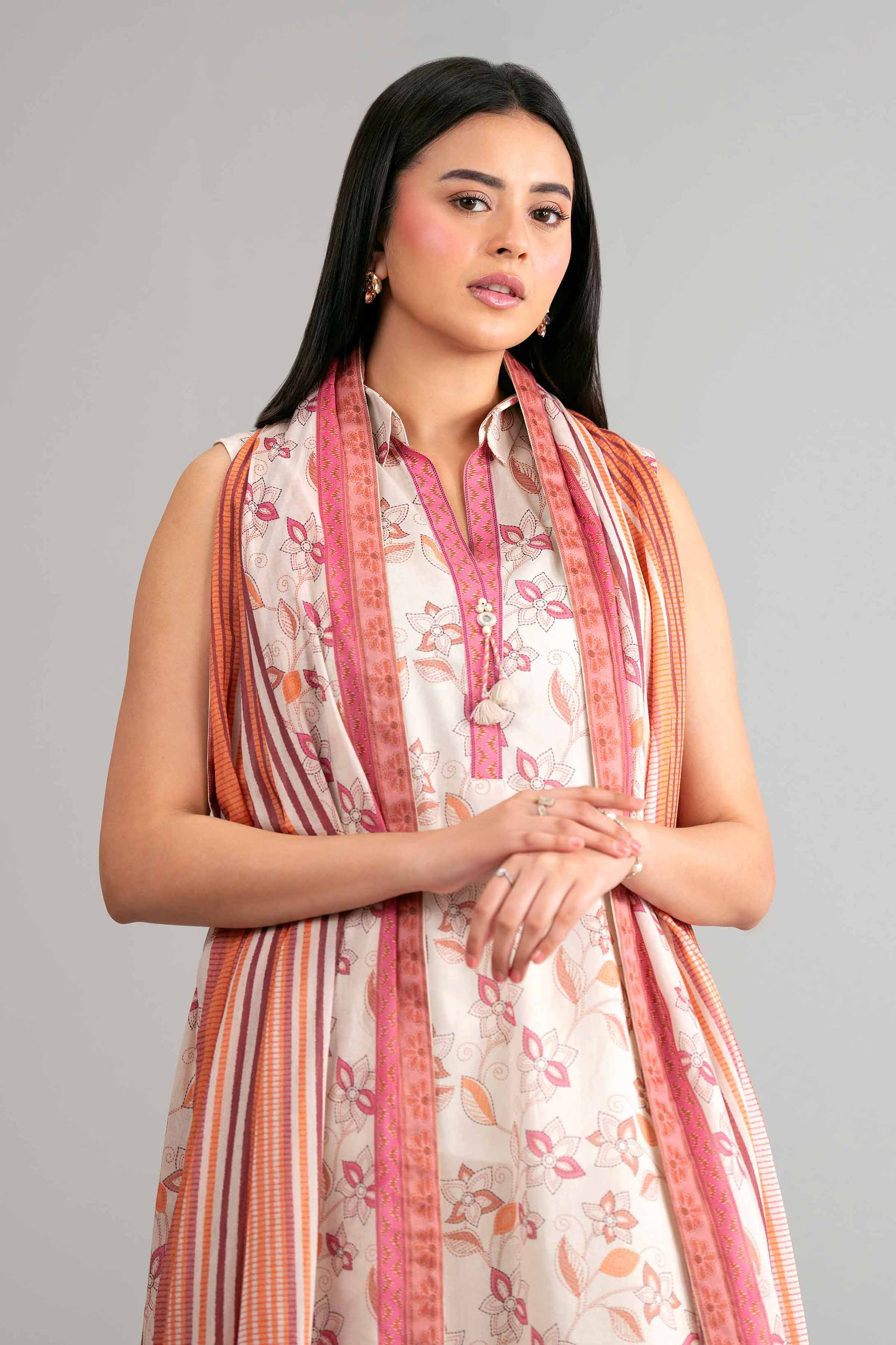 3 Piece - Printed Loose Fabric - 42602452 for Women - Freedom To Buy Collection | Nishat | Shop Online