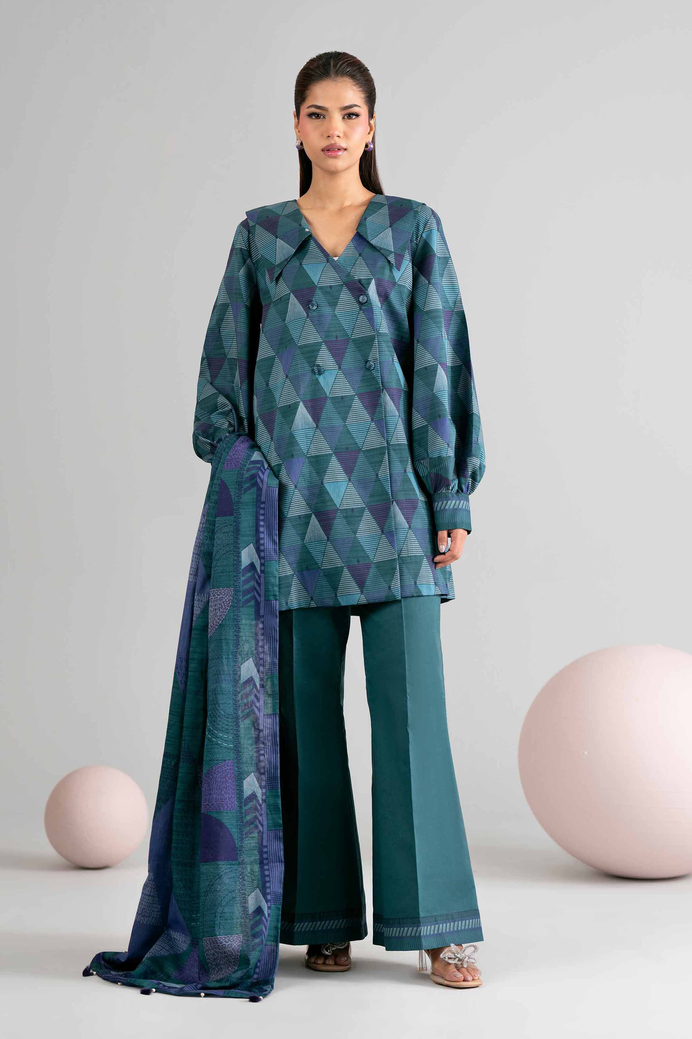 3 Piece - Printed Loose Fabric - 42602522