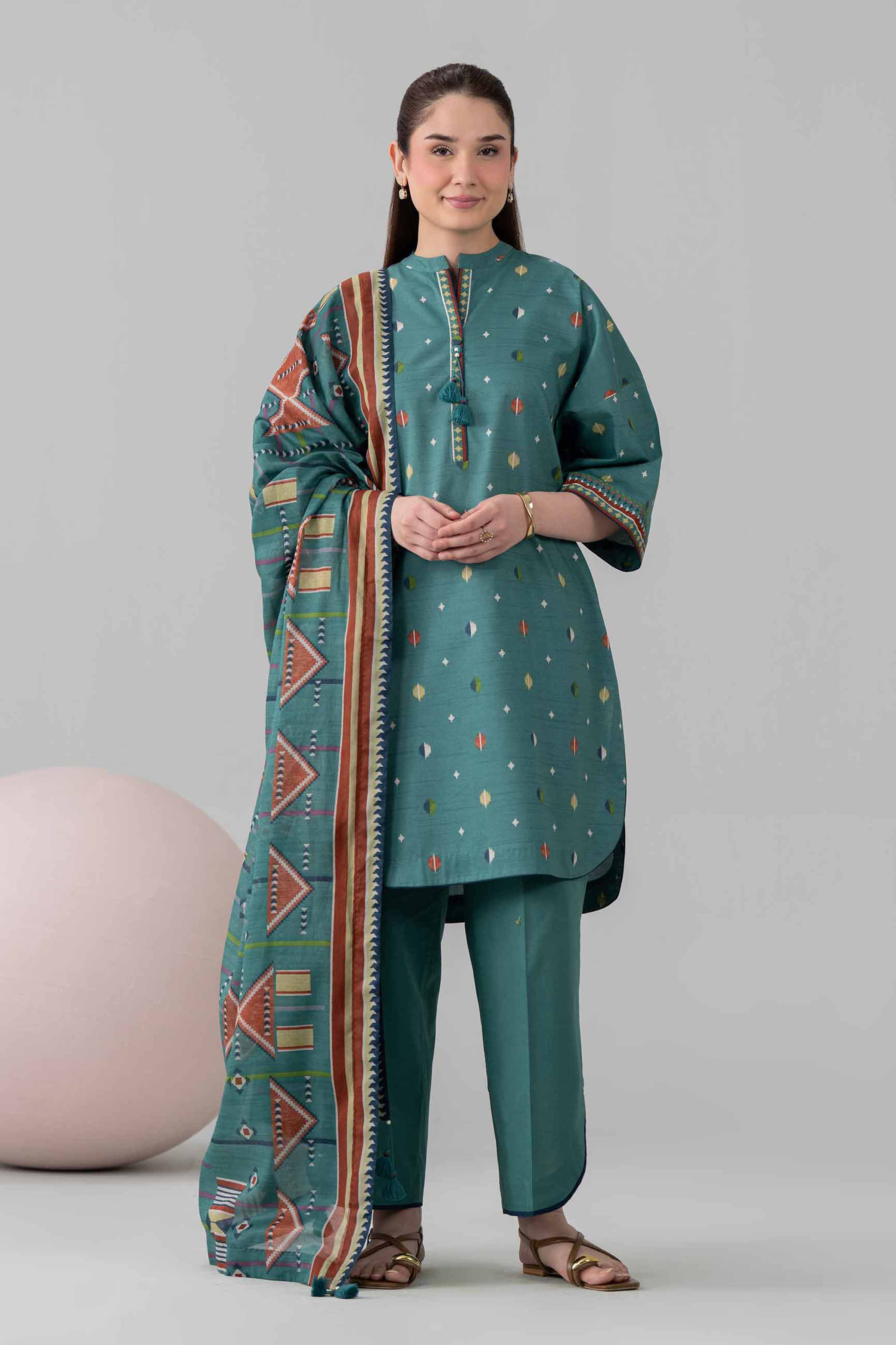 3 Piece - Printed Loose Fabric - 42602524