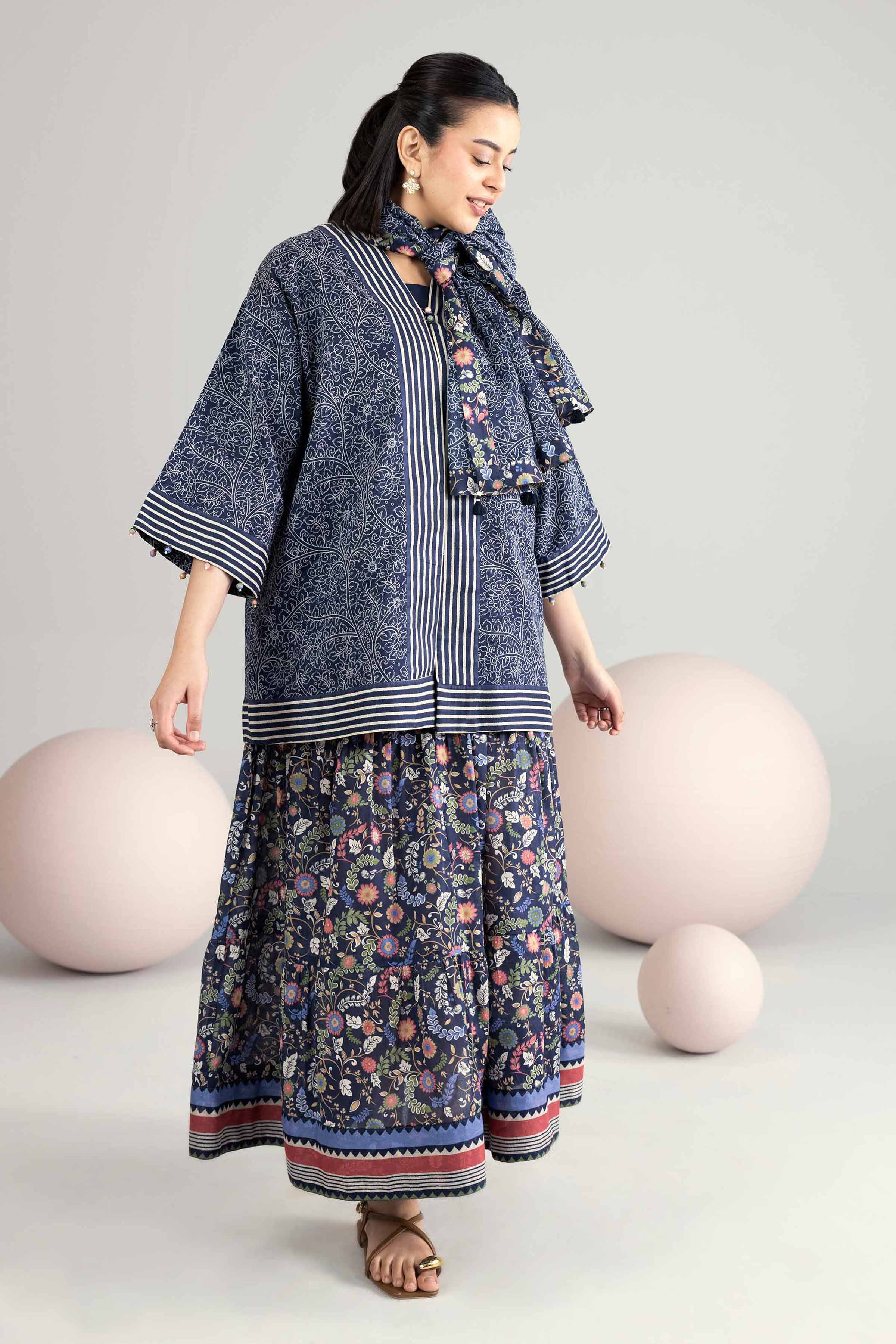 3 Piece - Printed Loose Fabric - 42602530