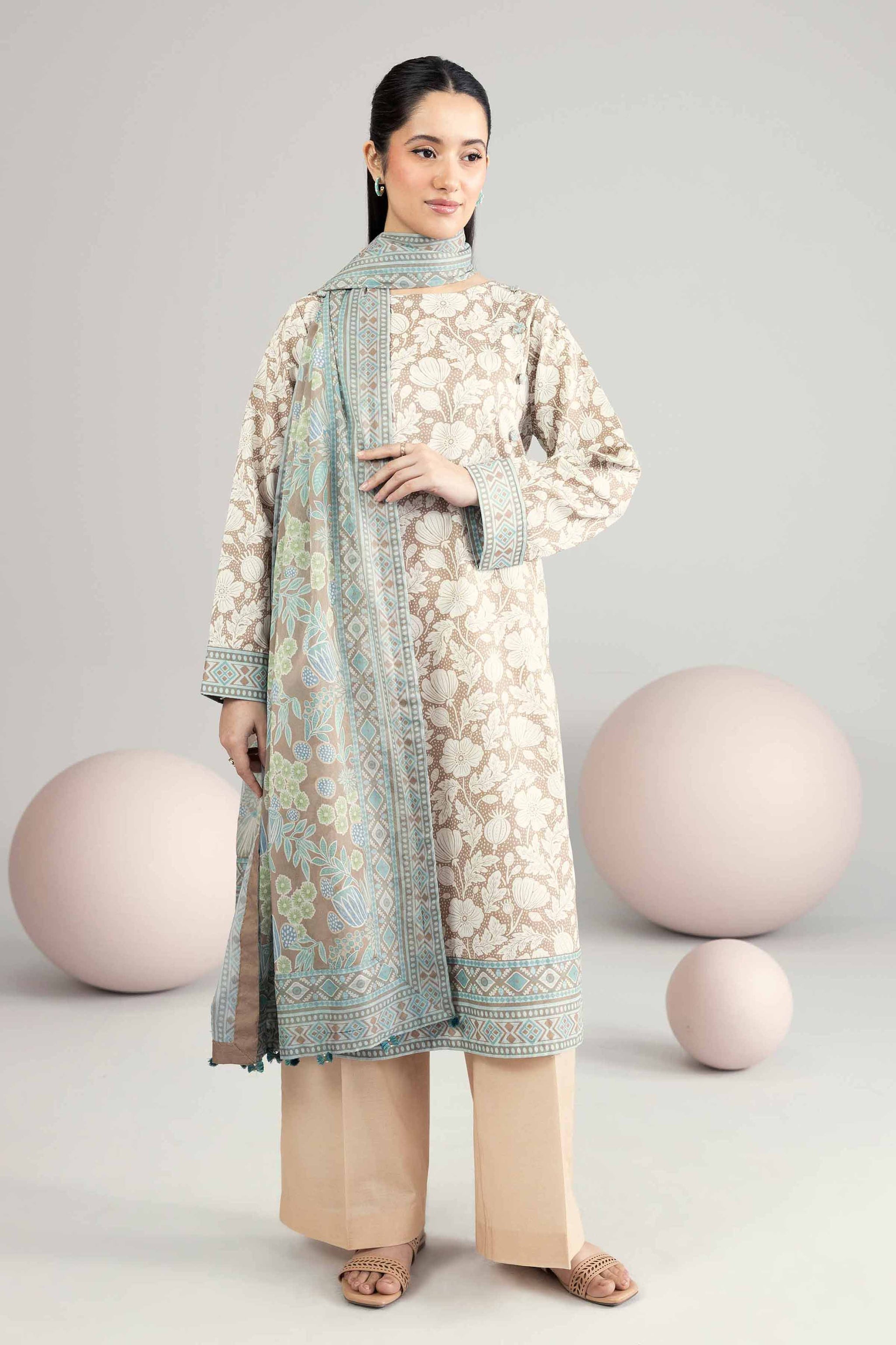 3 Piece - Printed Loose Fabric - 42602537