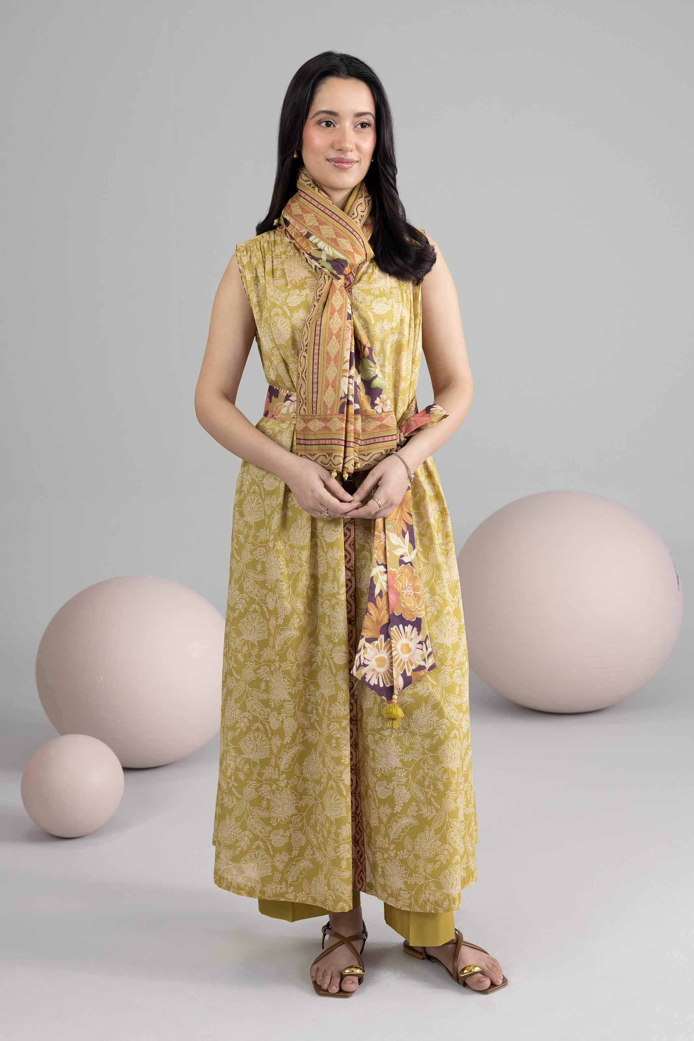 3 Piece - Printed Loose Fabric - 42602540