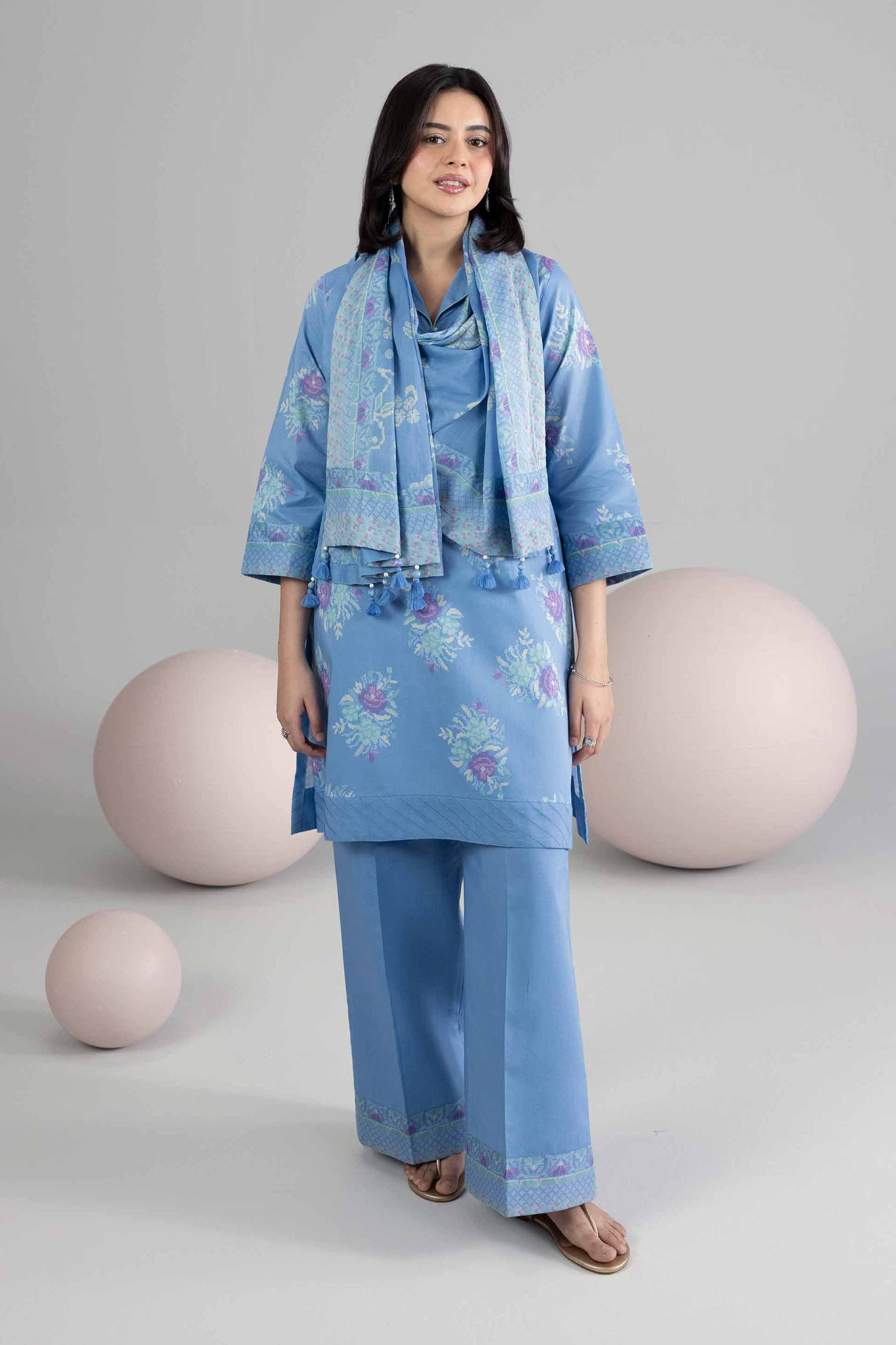 3 Piece - Printed Loose Fabric - 42602542