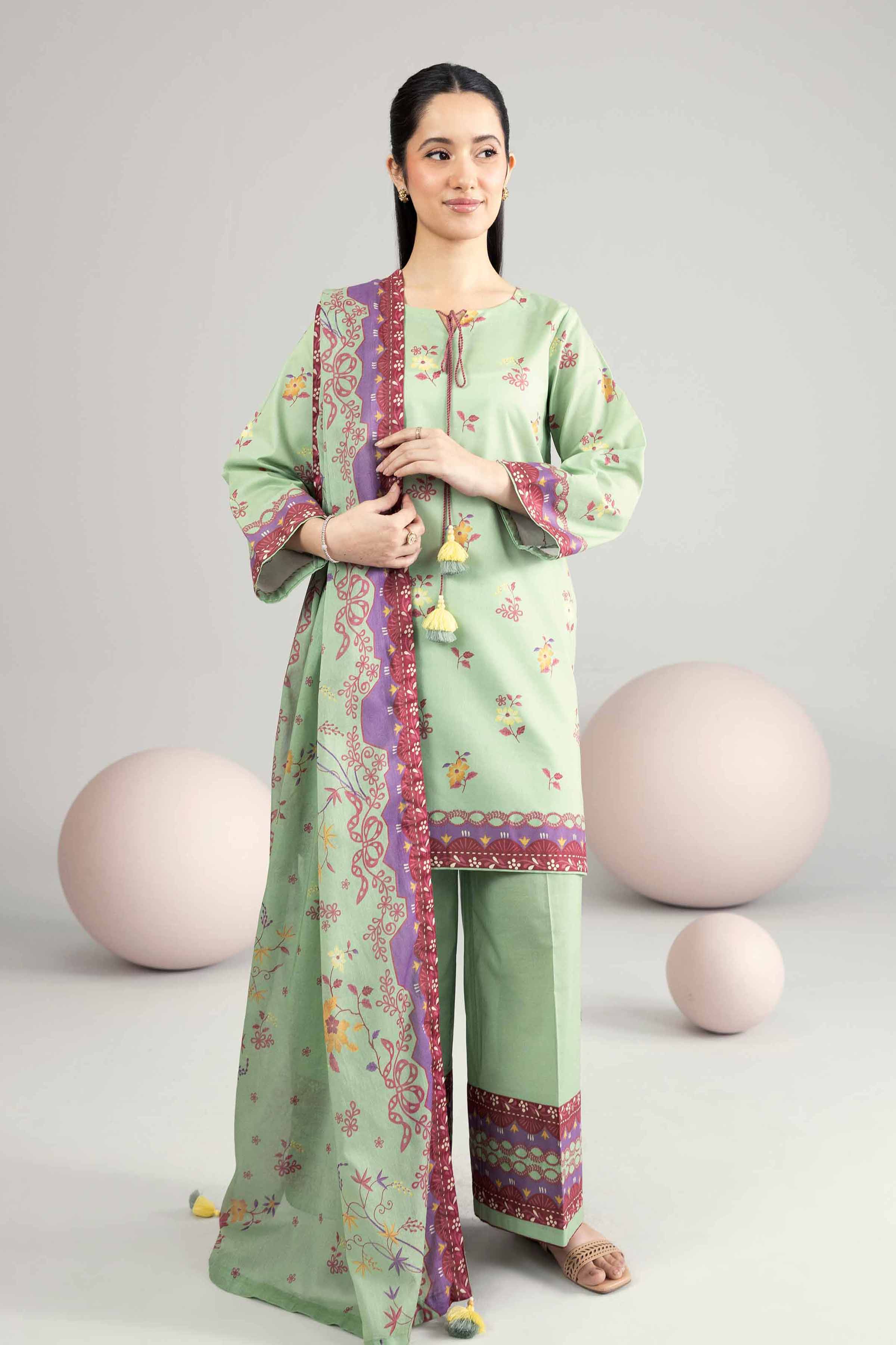 3 Piece - Printed Loose Fabric - 42602556