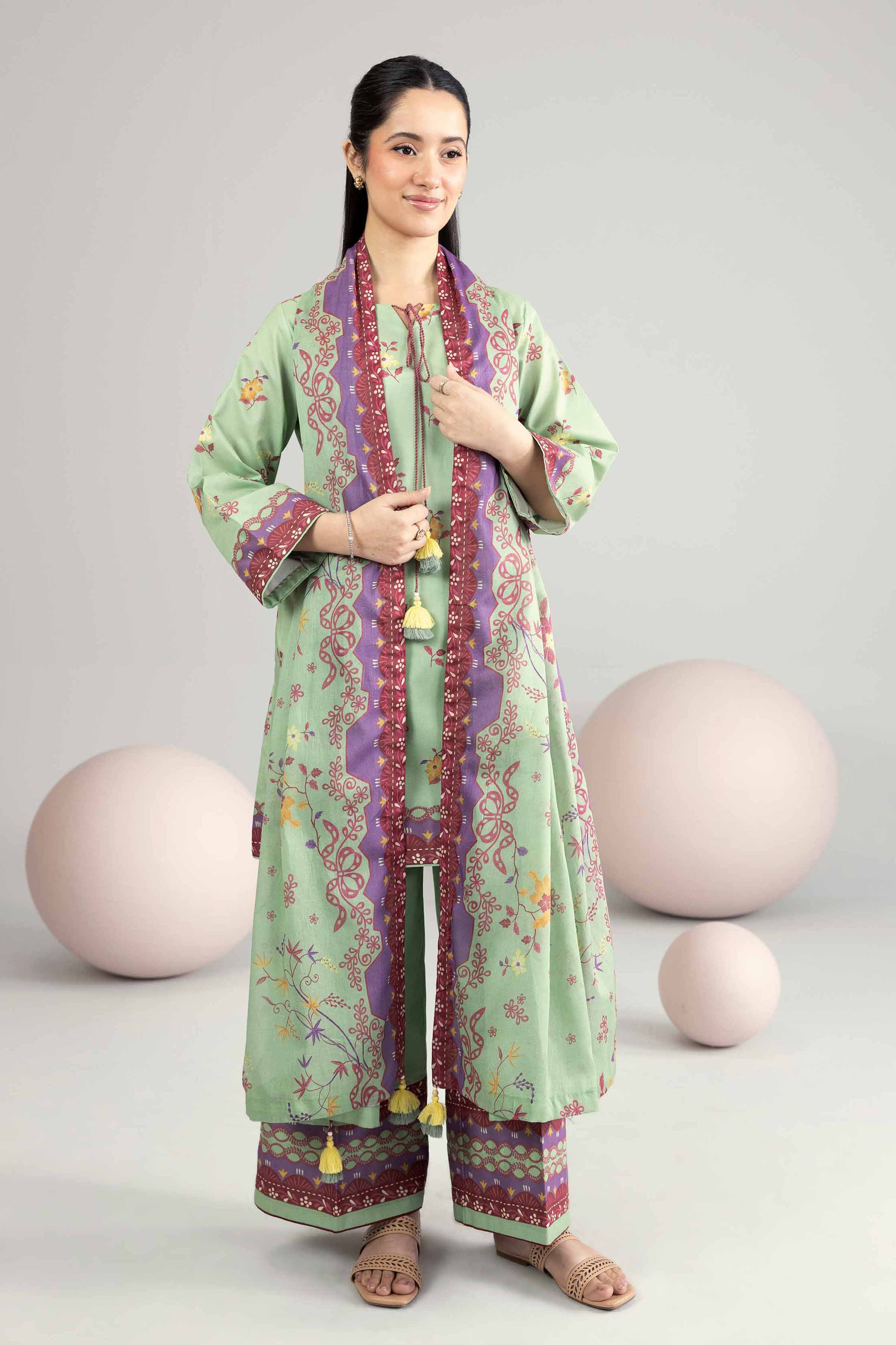 3 Piece - Printed Loose Fabric - 42602556