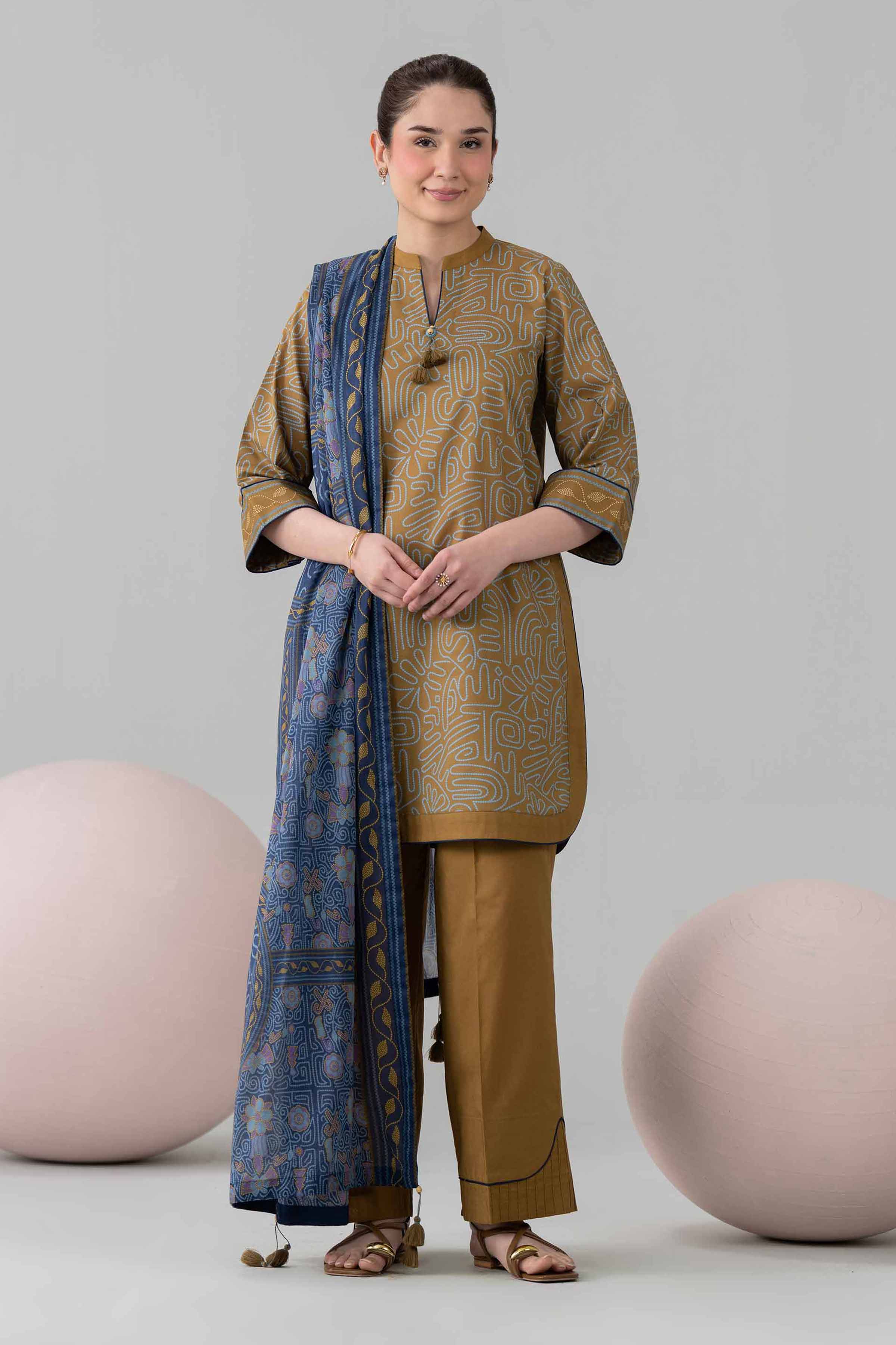 3 Piece - Printed Loose Fabric - 42602563