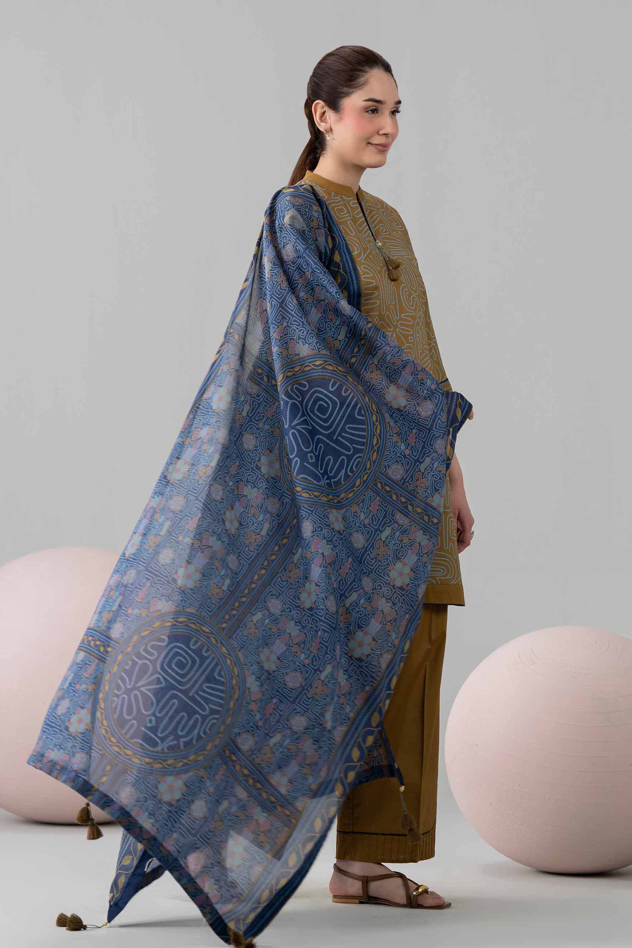 3 Piece - Printed Loose Fabric - 42602563