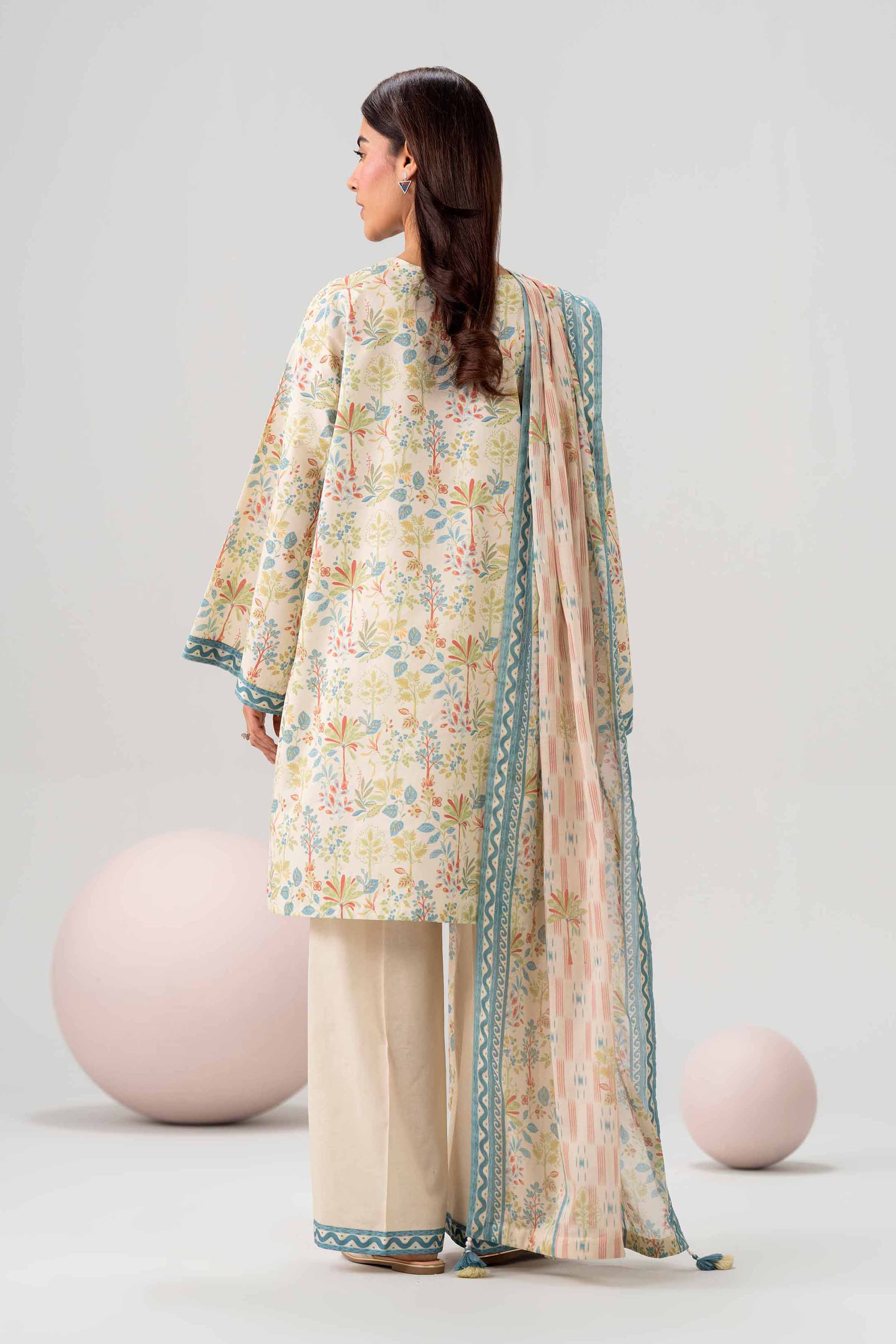 3 Piece - Printed Loose Fabric - 42602569 for Women - Freedom To Buy Collection | Nishat | Shop Online