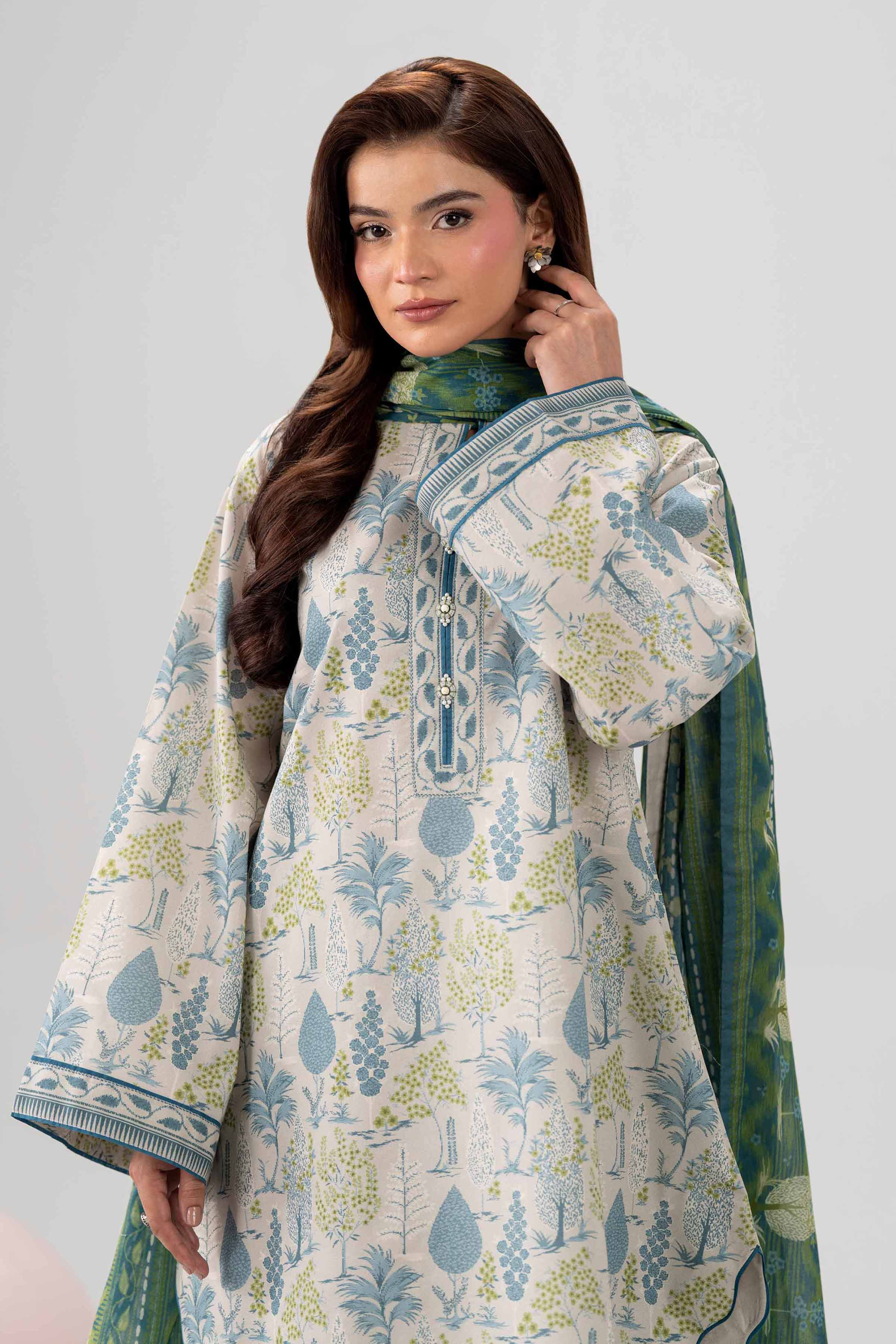 3 Piece - Printed Loose Fabric - 42602570 for Women - Freedom To Buy Collection | Nishat | Shop Online