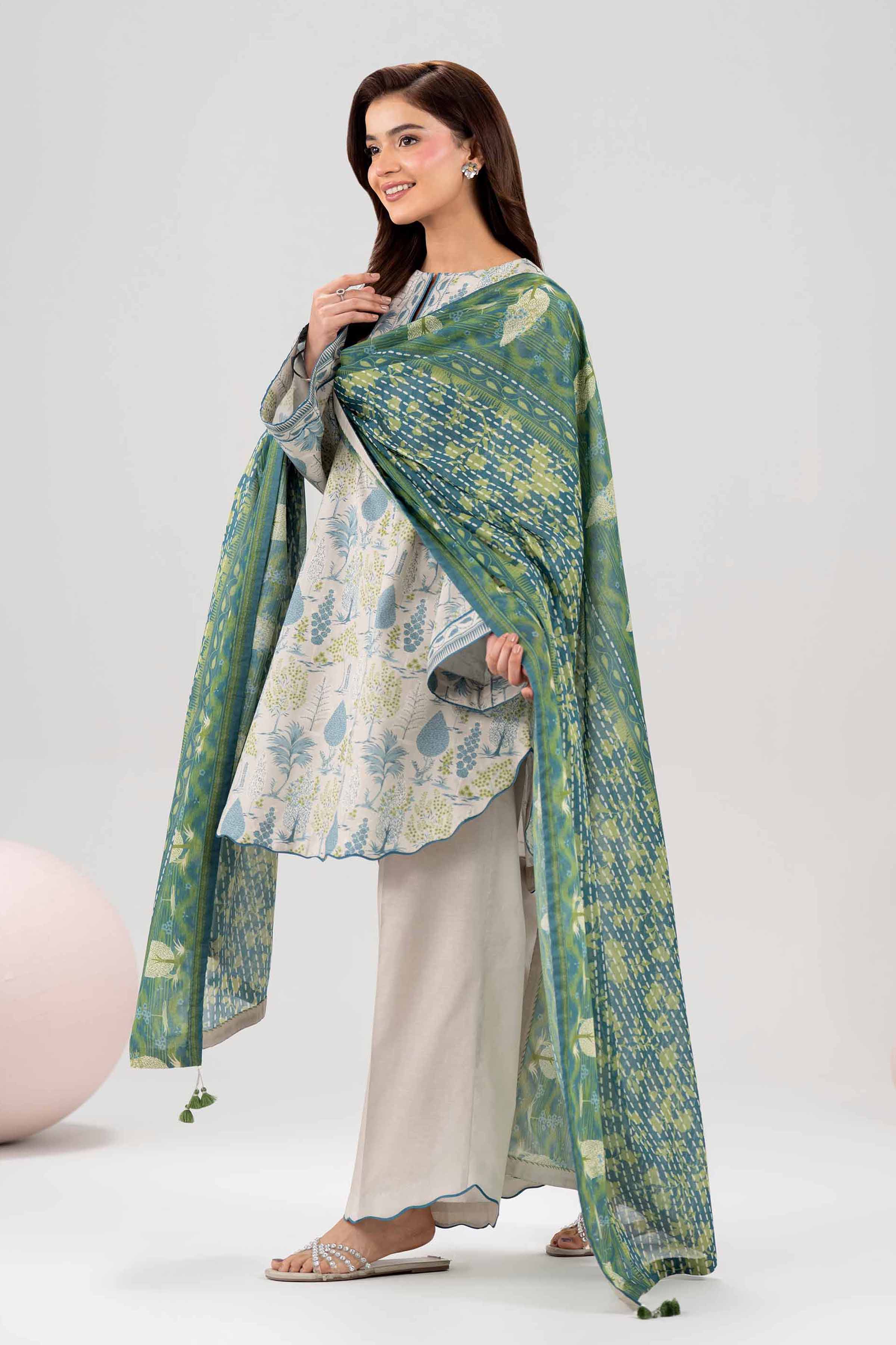 3 Piece - Printed Loose Fabric - 42602570 for Women - Freedom To Buy Collection | Nishat | Shop Online