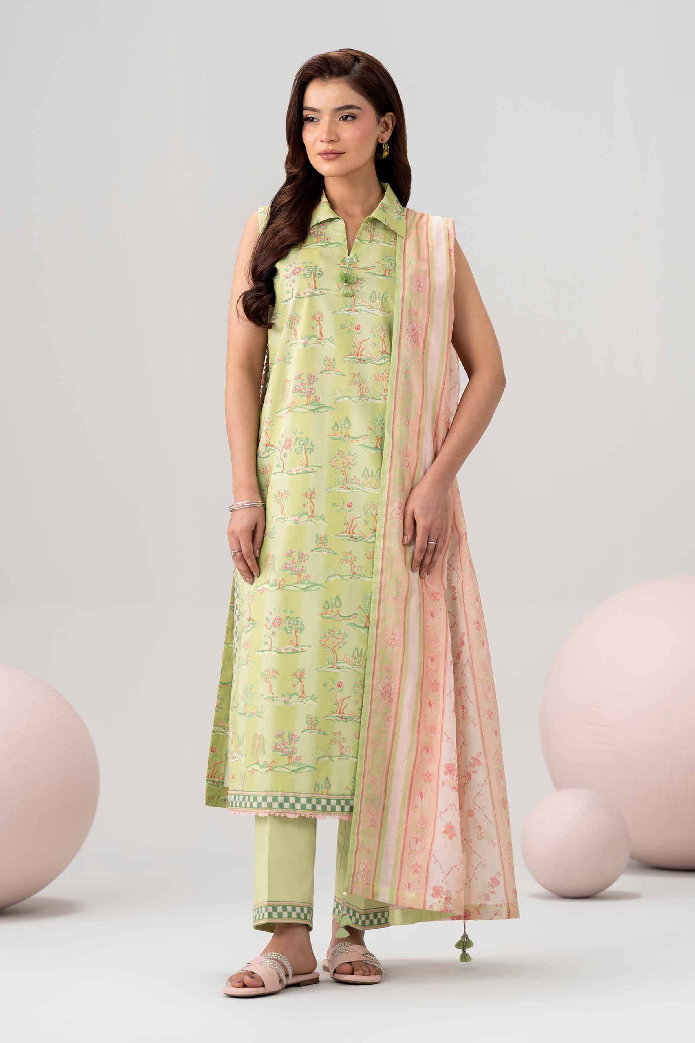 3 Piece - Printed Loose Fabric - 42602572 for Women - Freedom To Buy Collection | Nishat | Shop Online