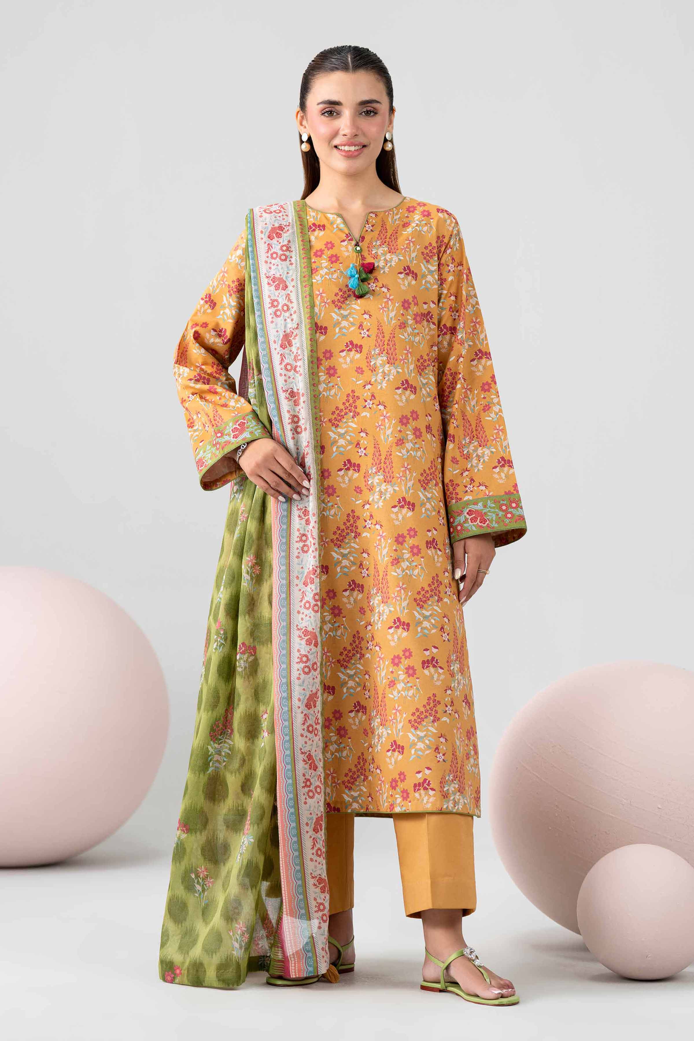 3 Piece - Printed Loose Fabric - 42602573 for Women - Freedom To Buy Collection | Nishat | Shop Online