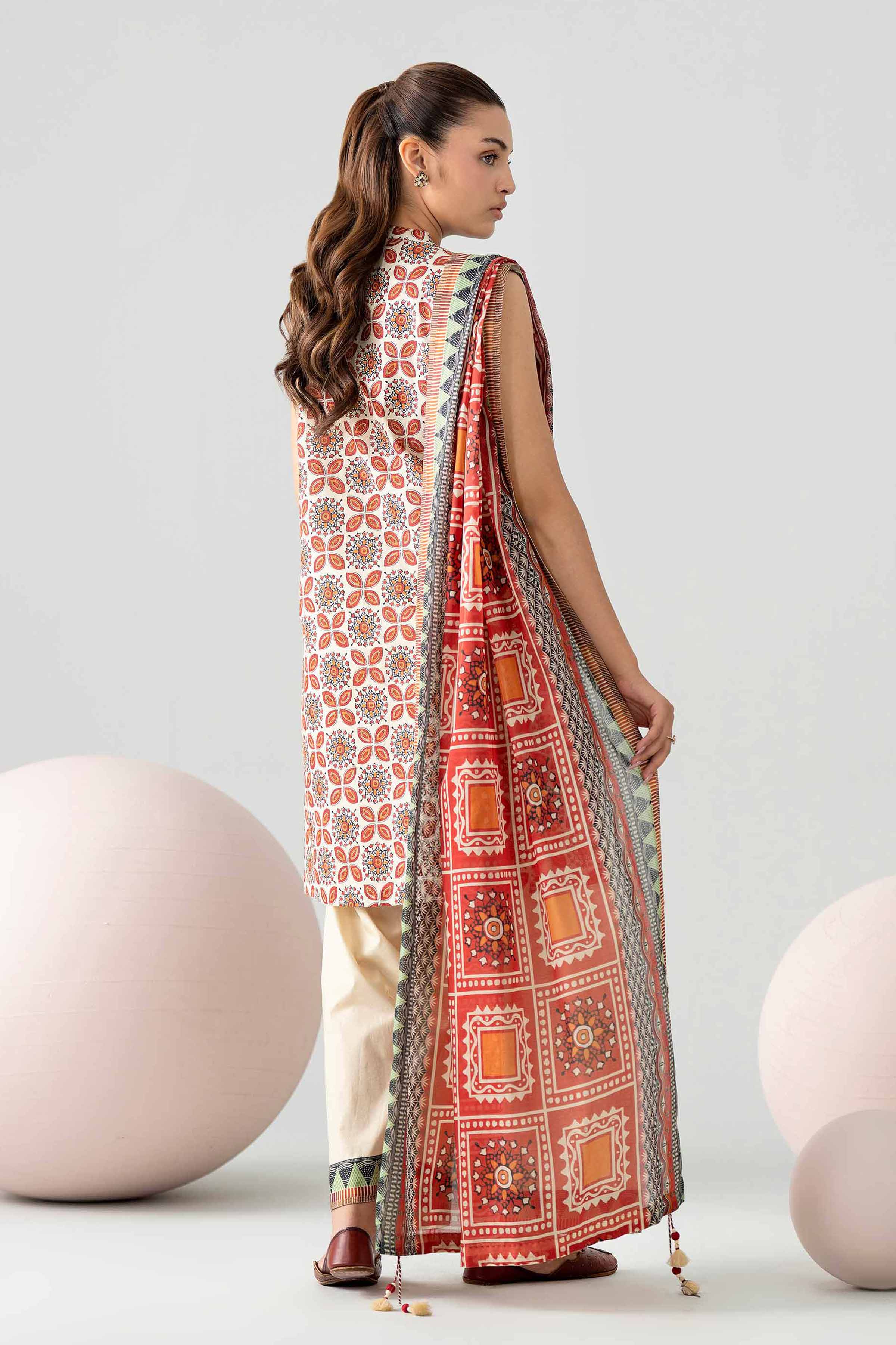 3 Piece - Printed Loose Fabric - 42602576 for Women - Freedom To Buy Collection | Nishat | Shop Online