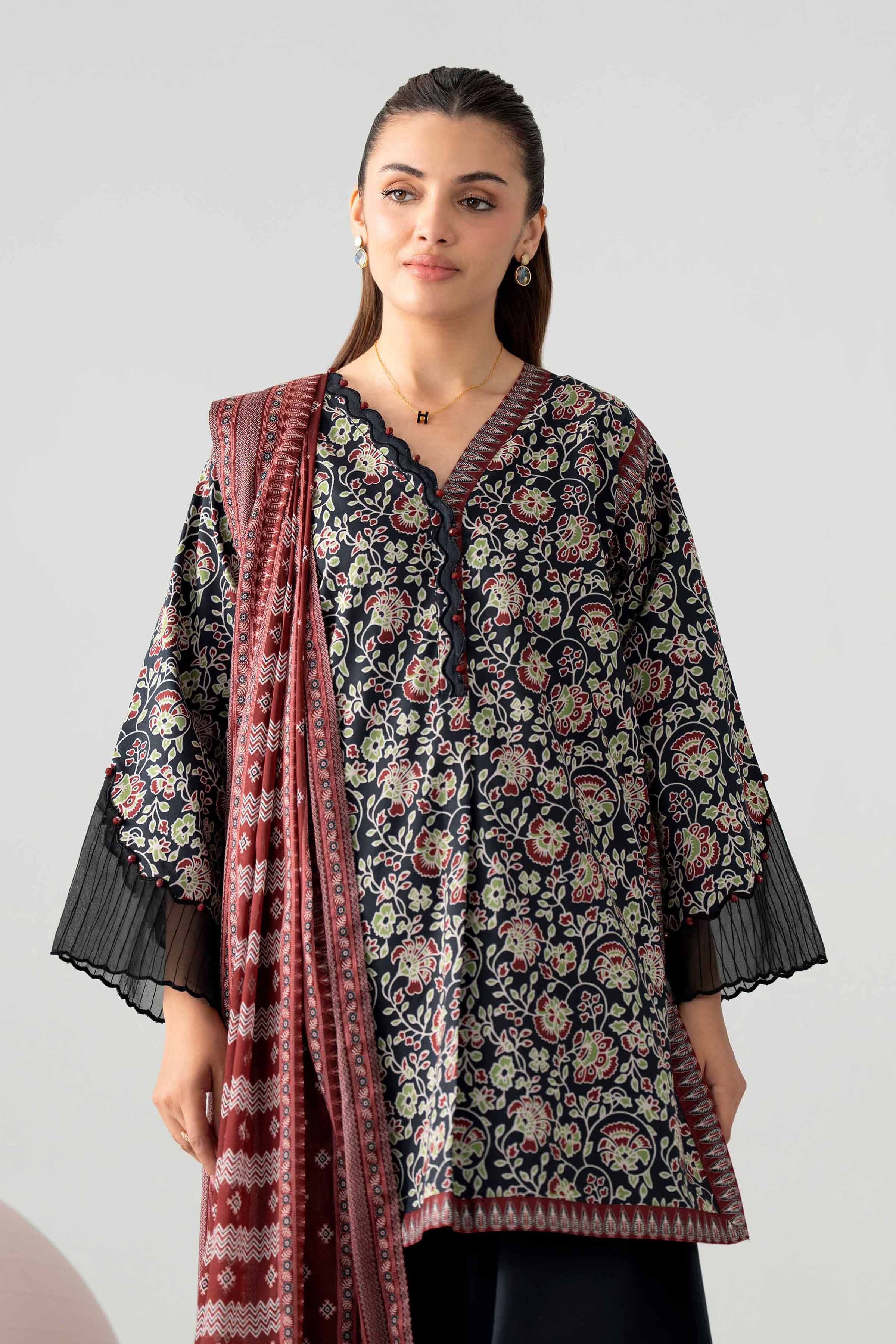 3 Piece - Printed Loose Fabric - 42602577 for Women - Freedom To Buy Collection | Nishat | Shop Online