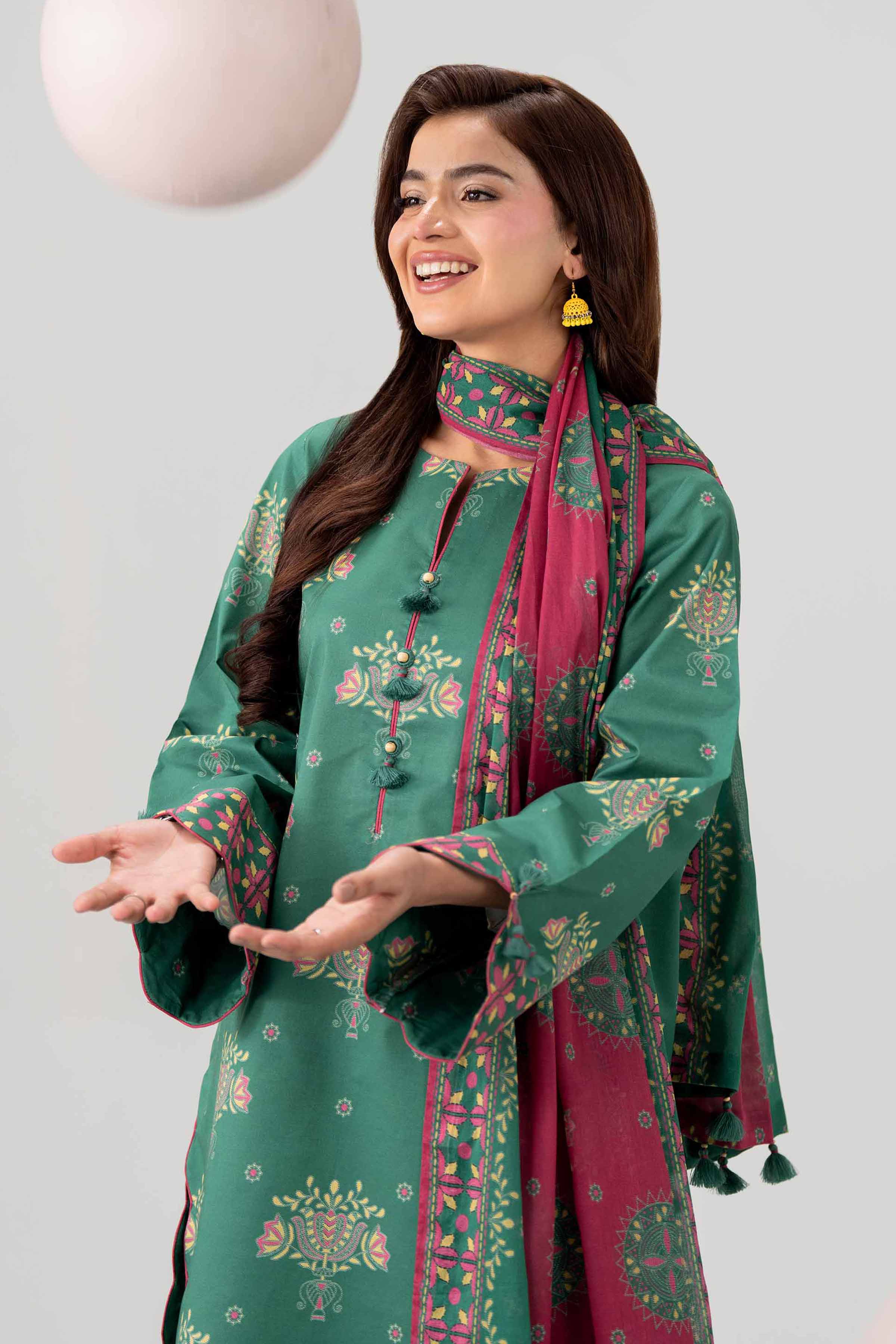 3 Piece - Printed Loose Fabric - 42602579 for Women - Freedom To Buy Collection | Nishat | Shop Online