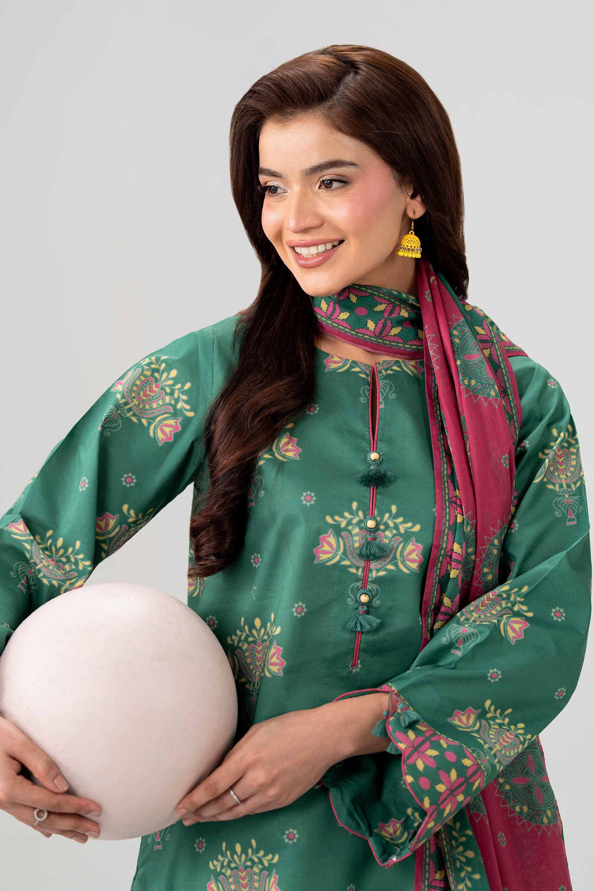 3 Piece - Printed Loose Fabric - 42602579 for Women - Freedom To Buy Collection | Nishat | Shop Online