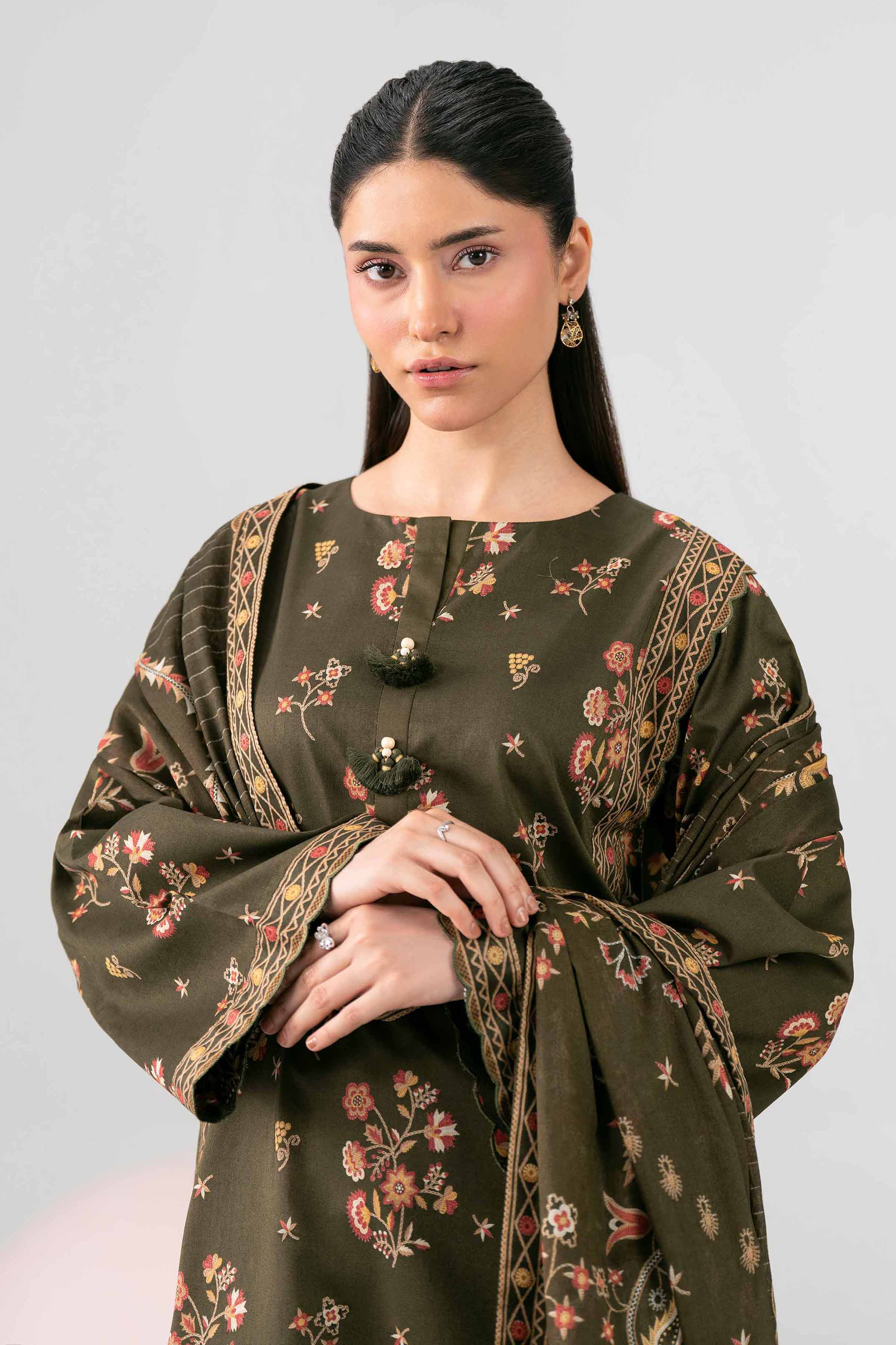 3 Piece - Printed Loose Fabric - 42602581 for Women - Freedom To Buy Collection | Nishat | Shop Online