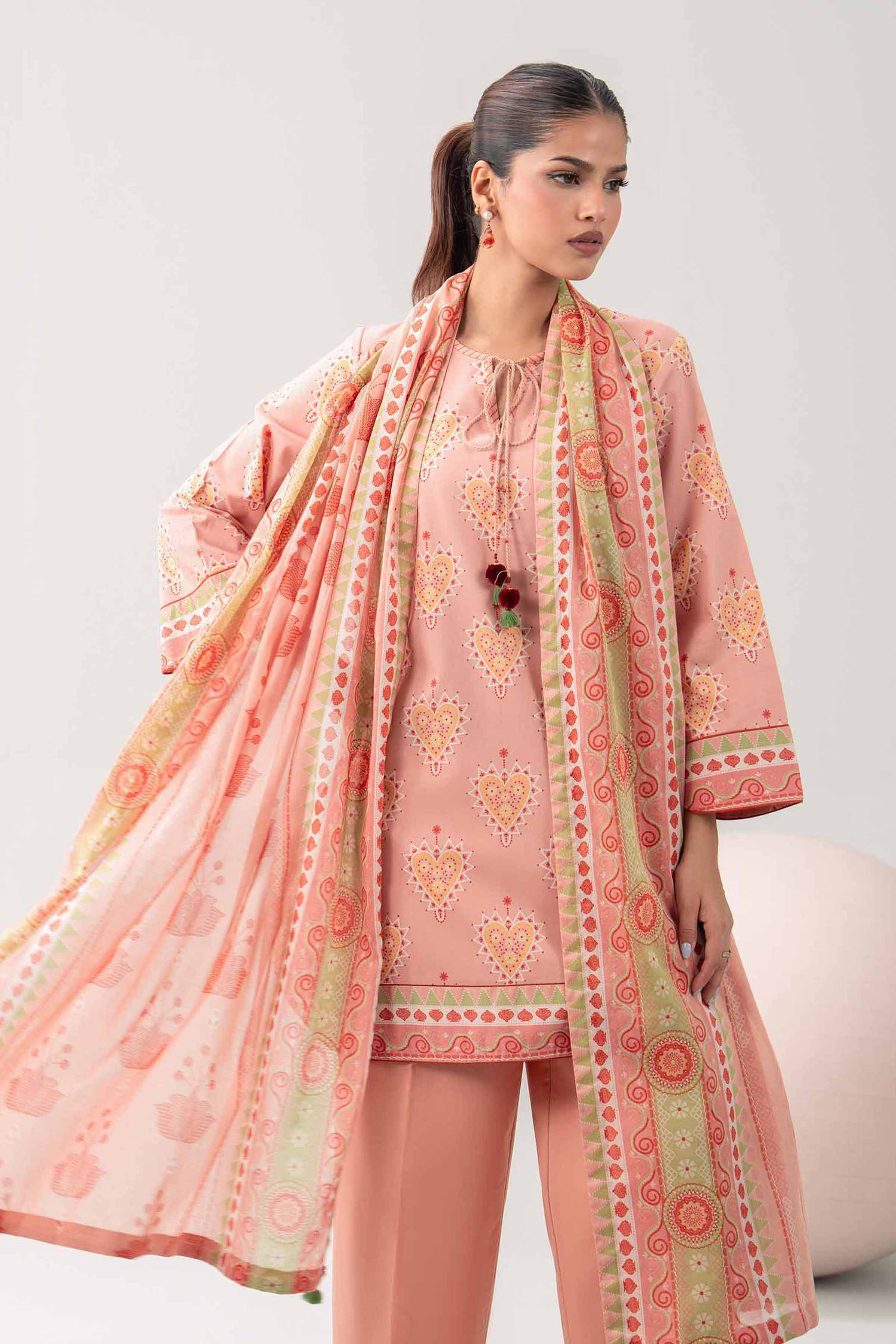 3 Piece - Printed Loose Fabric - 42602583 for Women - Freedom To Buy Collection | Nishat | Shop Online