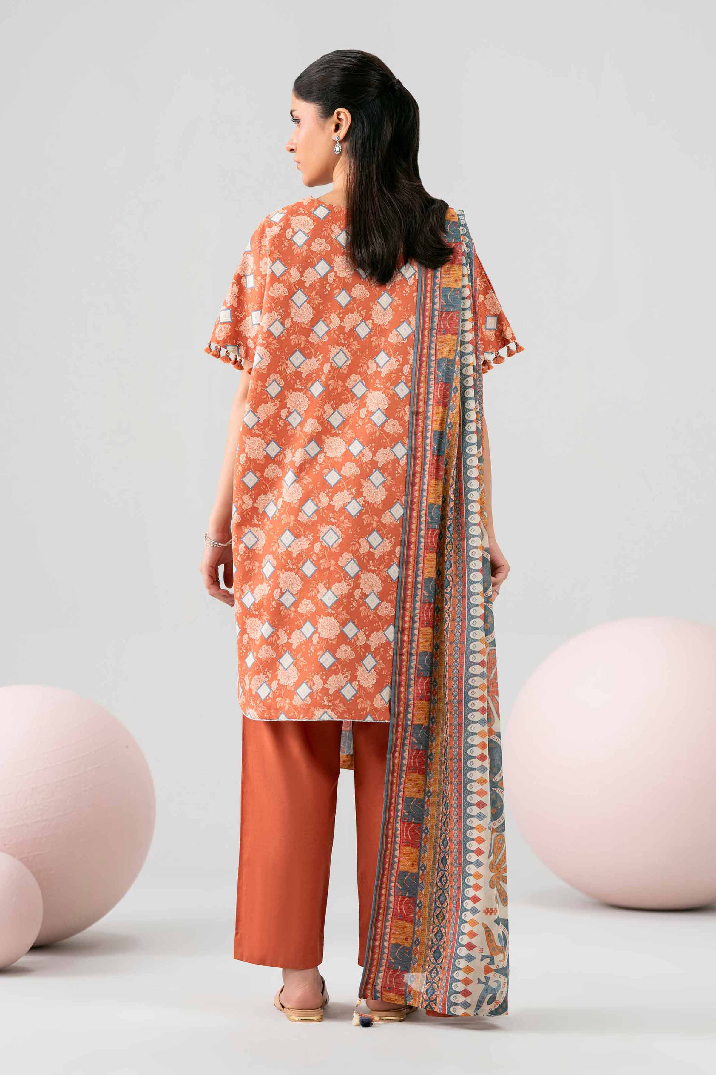3 Piece - Printed Loose Fabric - 42602584 for Women - Freedom To Buy Collection | Nishat | Shop Online