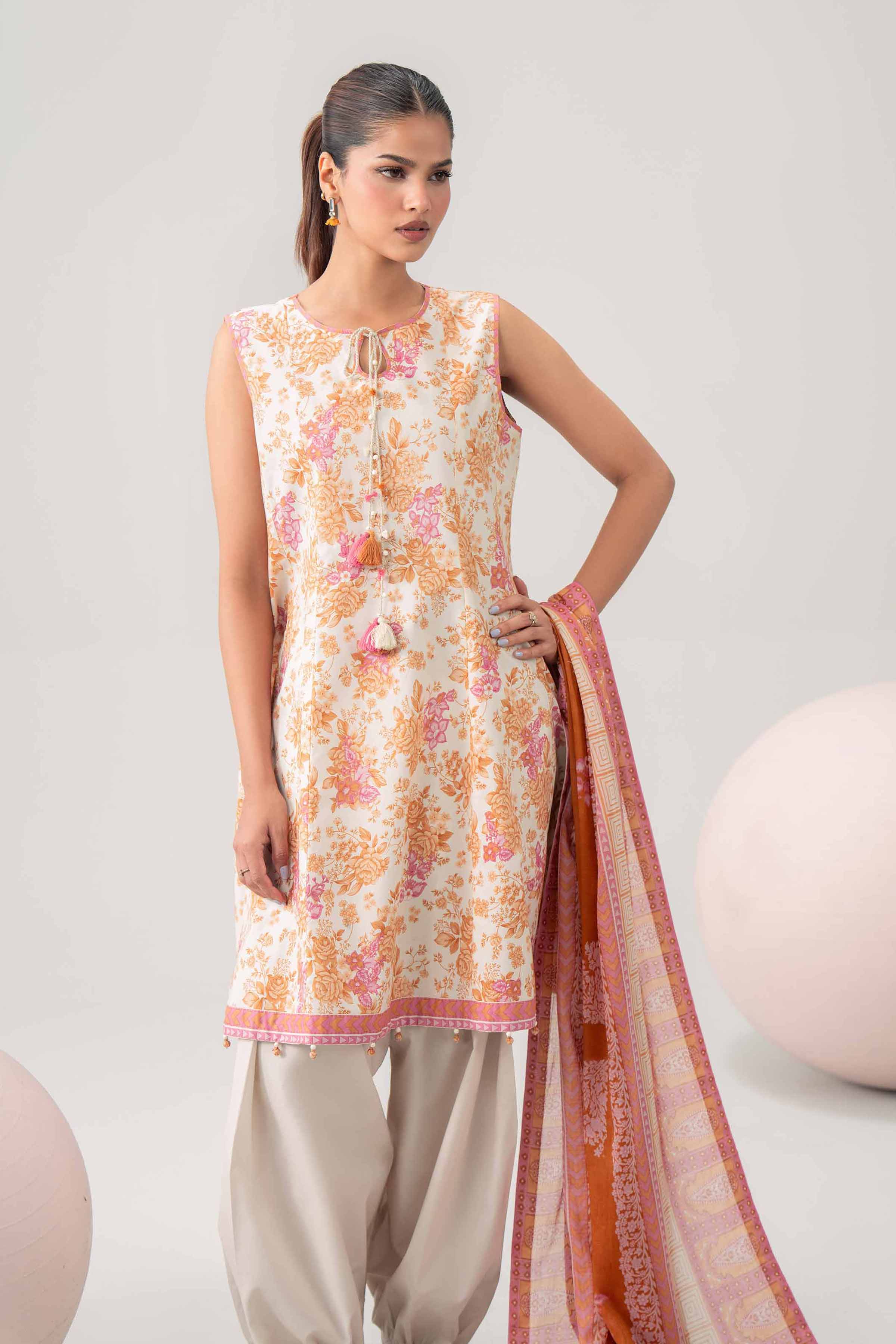 3 Piece - Printed Loose Fabric - 42602585 for Women - Freedom To Buy Collection | Nishat | Shop Online