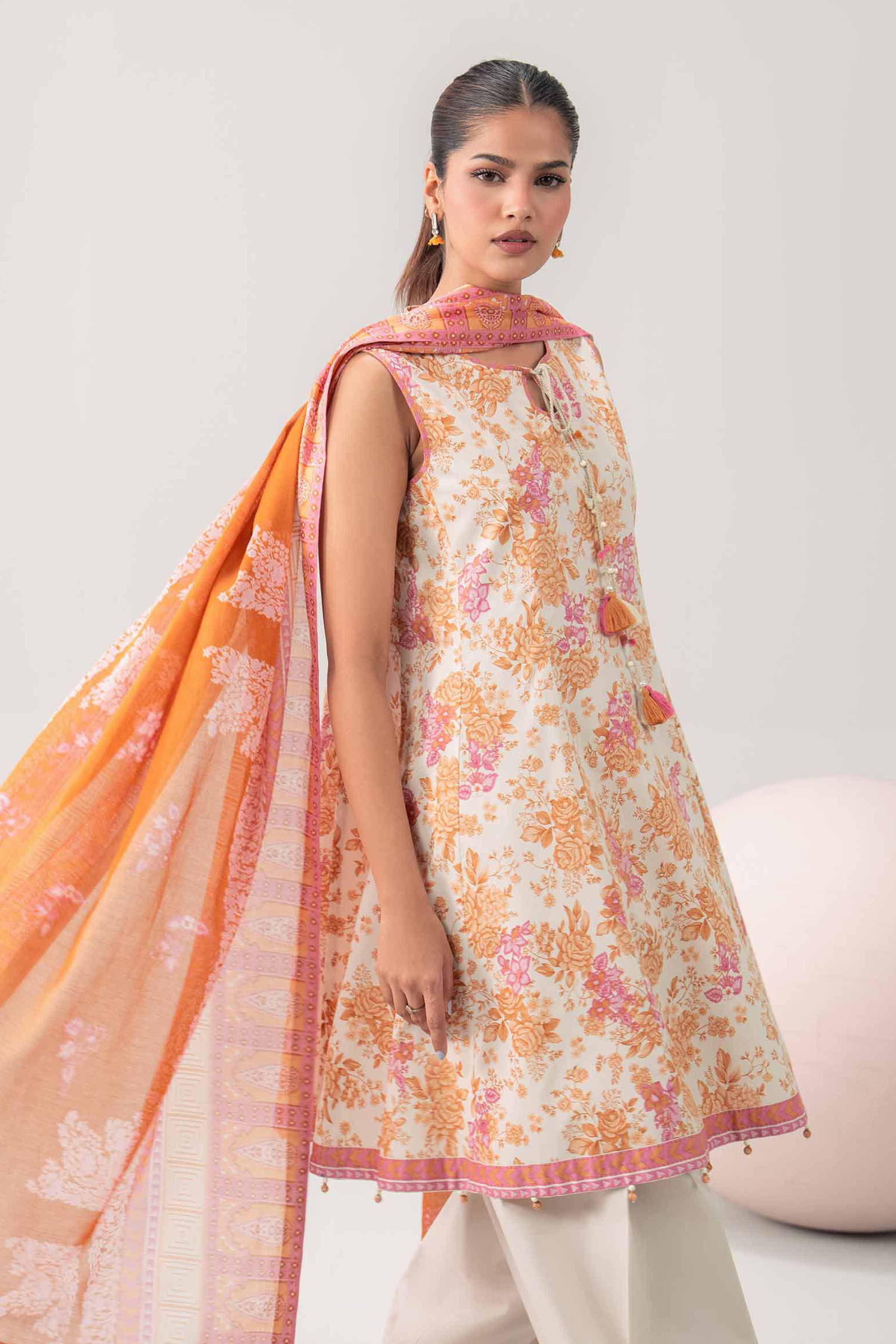 3 Piece - Printed Loose Fabric - 42602585 for Women - Freedom To Buy Collection | Nishat | Shop Online