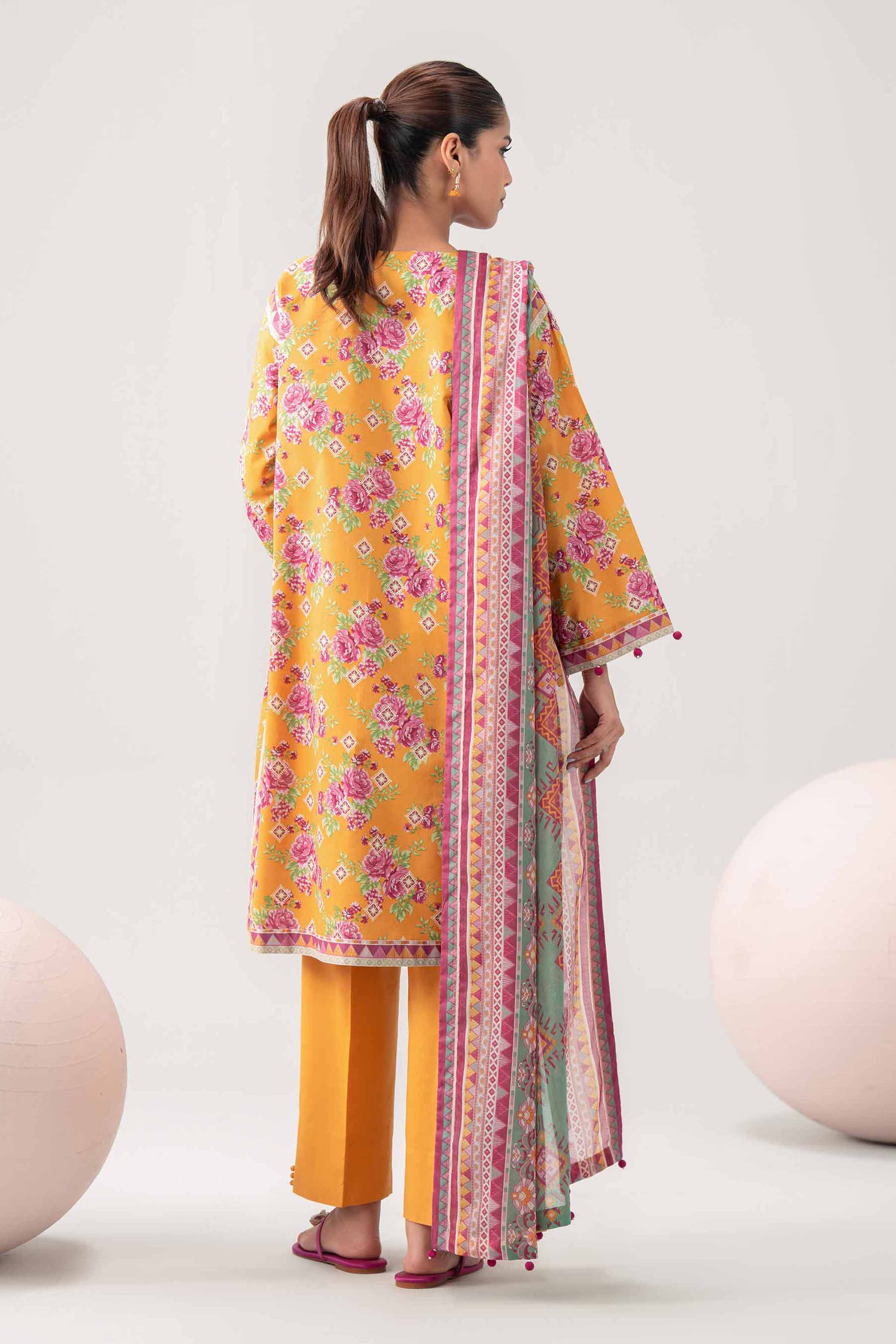 3 Piece - Printed Loose Fabric - 42602588 for Women - Freedom To Buy Collection | Nishat | Shop Online