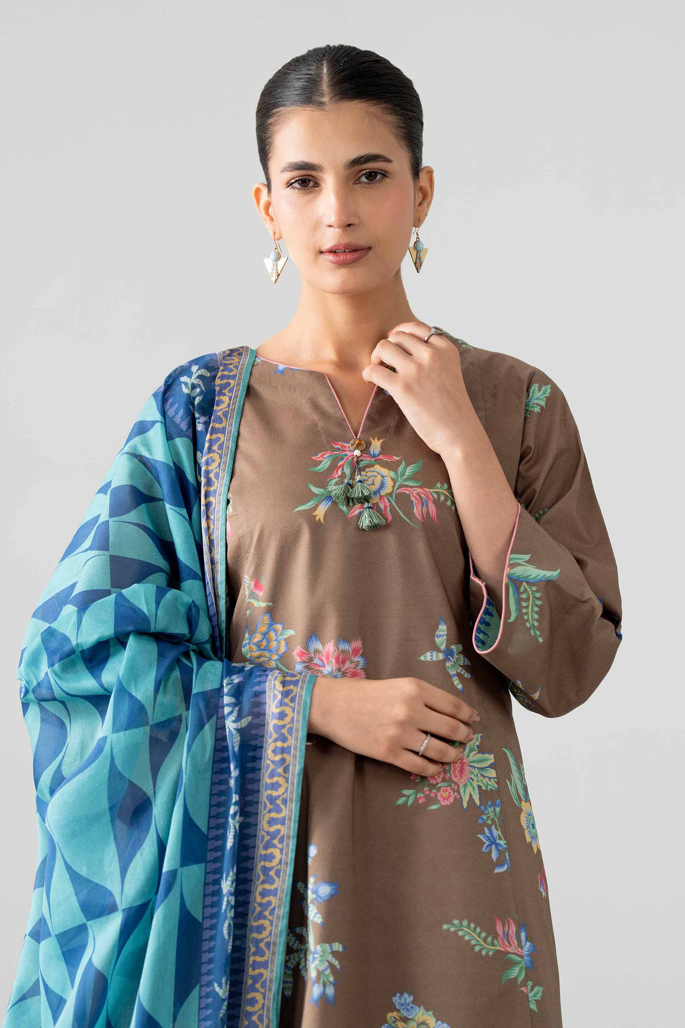 3 Piece - Printed Loose Fabric - 42602589 for Women - Freedom To Buy Collection | Nishat | Shop Online
